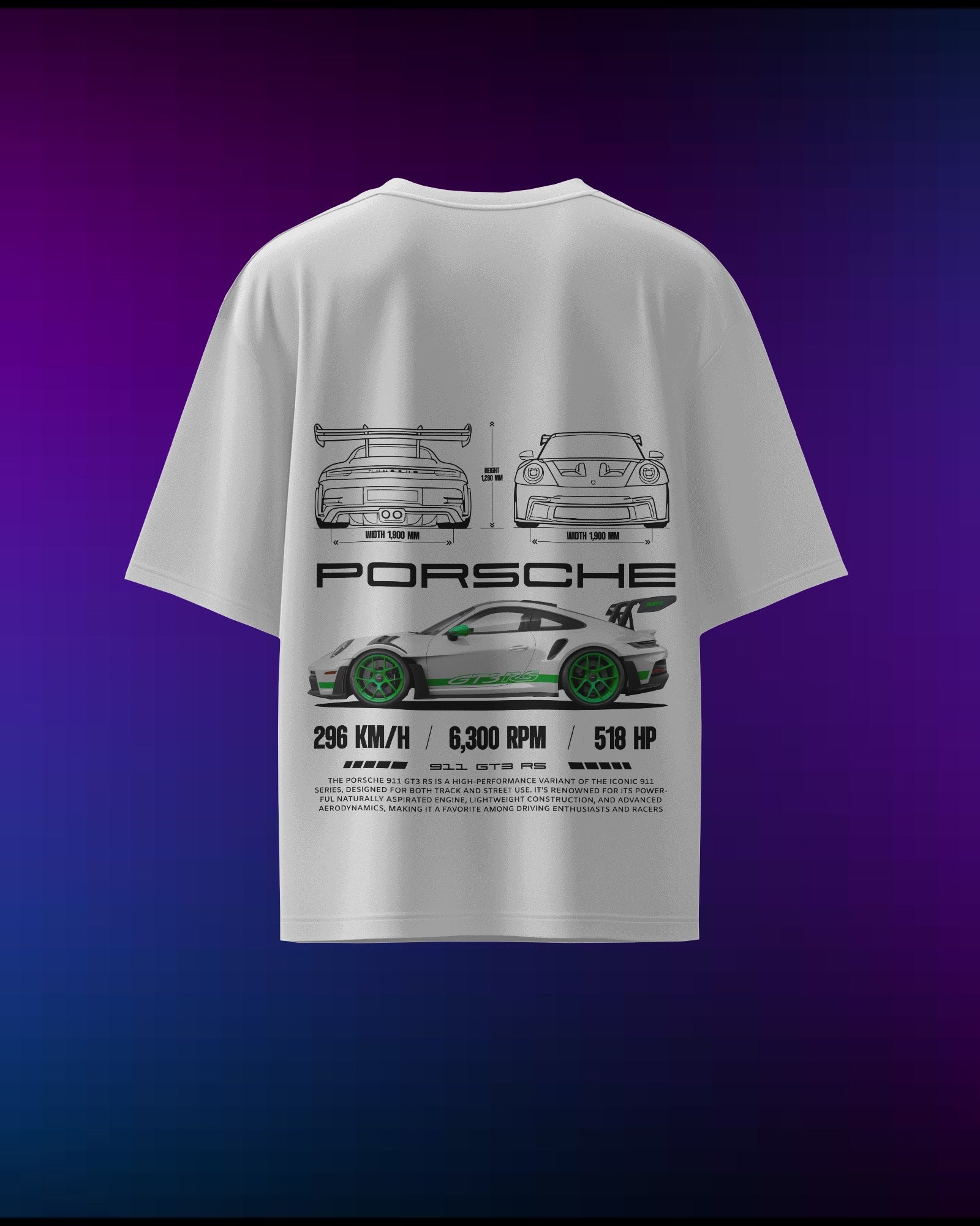 Porsche 911 GT3 RS V1 T-Shirt