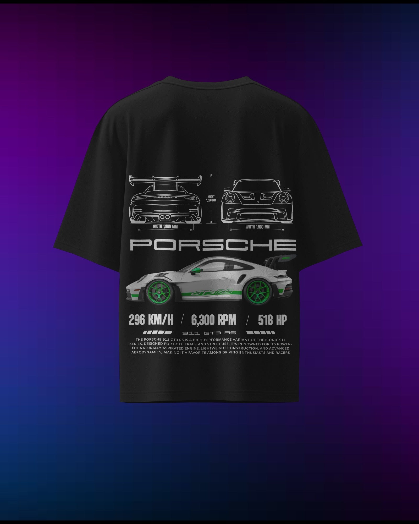 Porsche 911 GT3 RS V1 T-Shirt