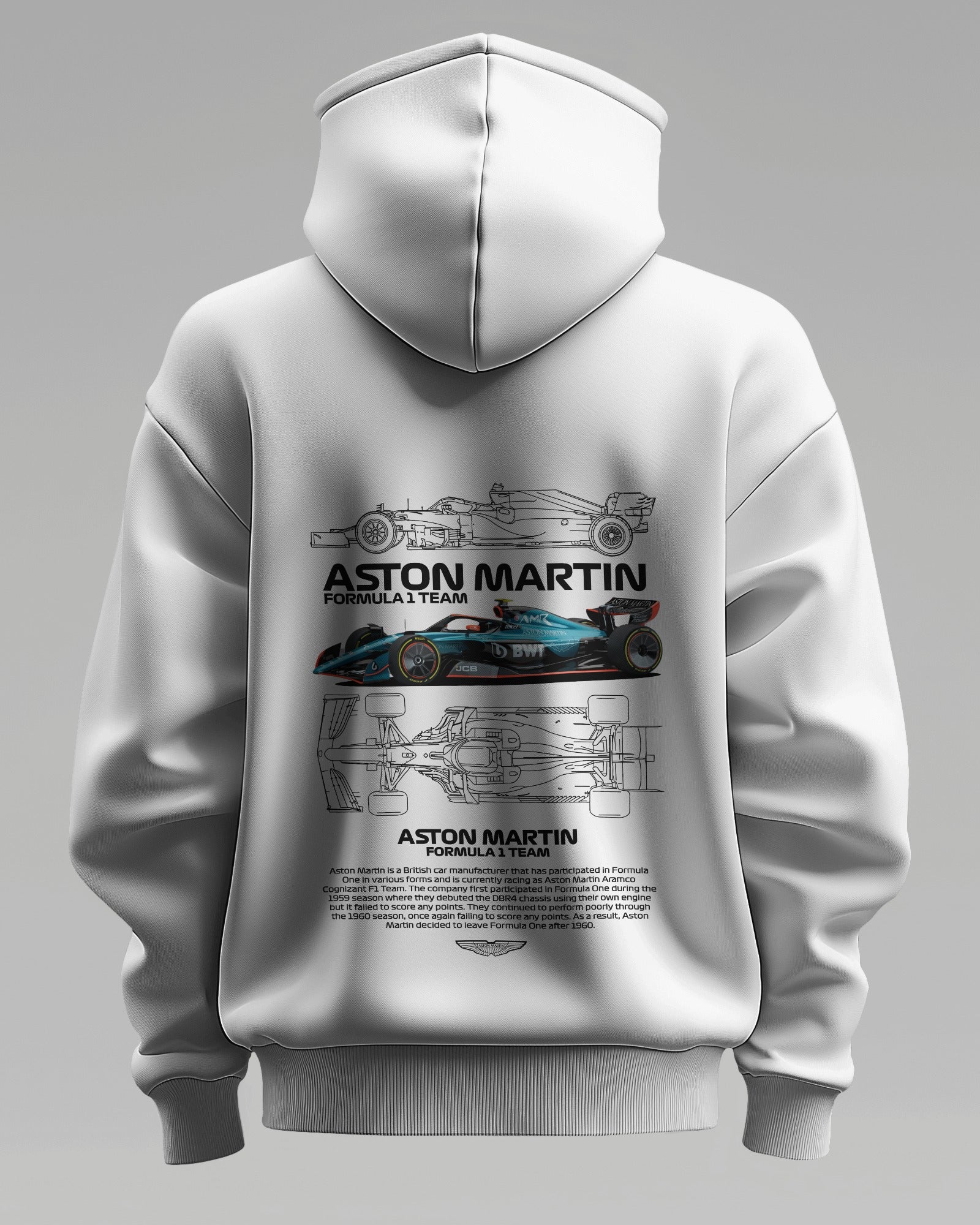 ASTON MARTIN F1 Racing – Premium Oversized Cotton Hoodie by Cruize Wear