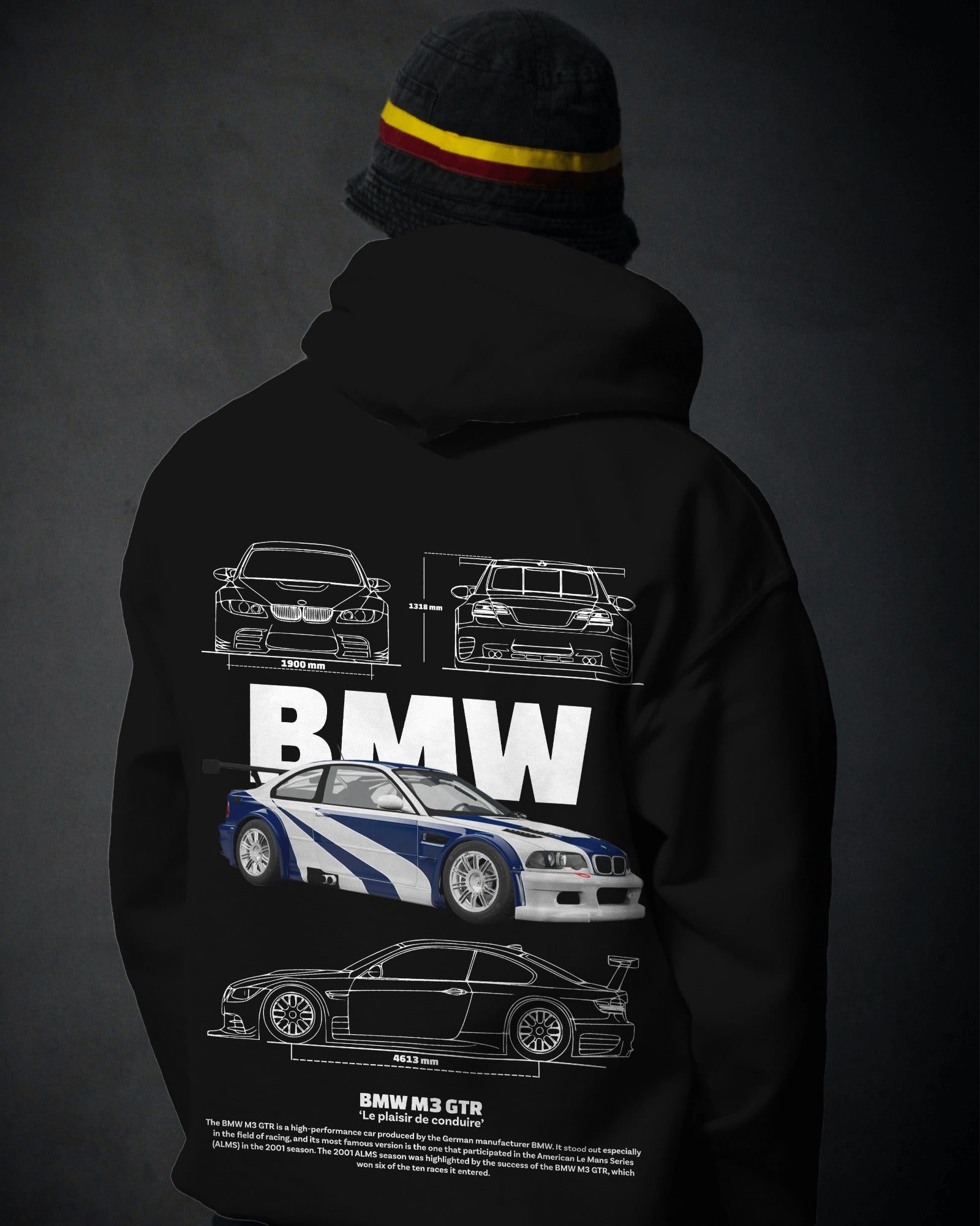 BMW M3 GTR Premium Cotton Hoodie – Iconic Style for BMW Enthusiasts