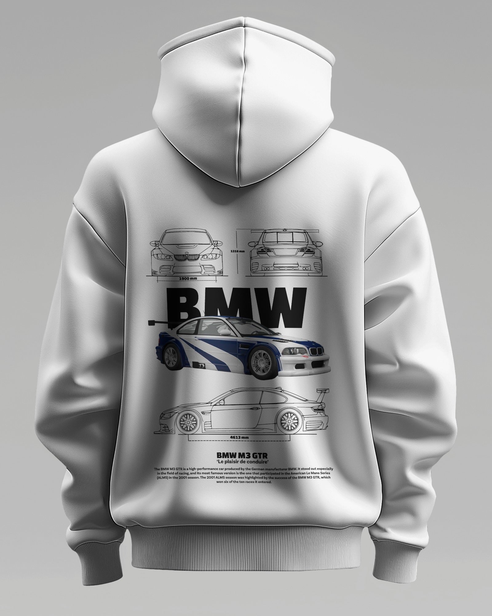 BMW M3 GTR – Premium Oversized Cotton Hoodie by Cruize Wear