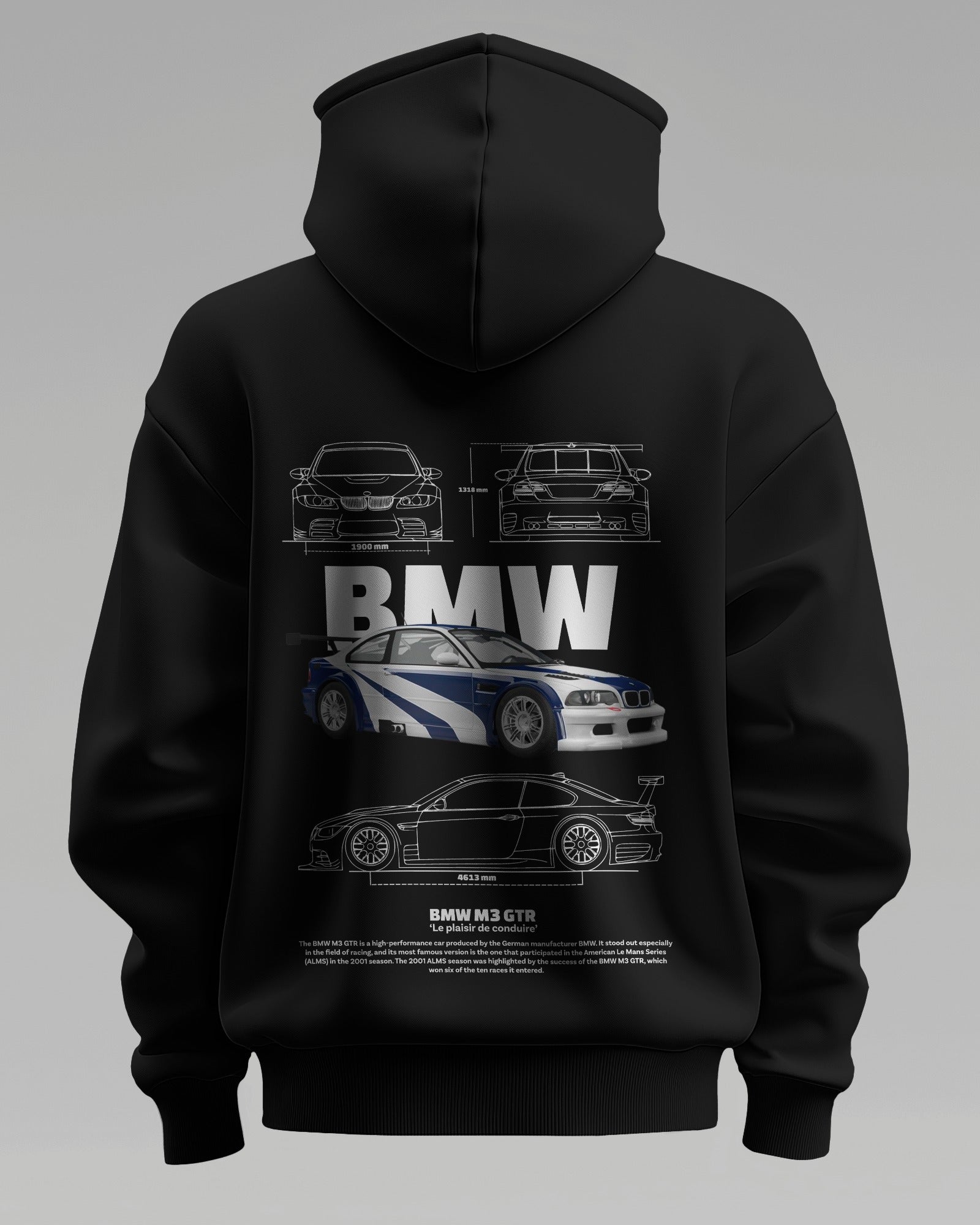 BMW M3 GTR – Premium Oversized Cotton Hoodie by Cruize Wear