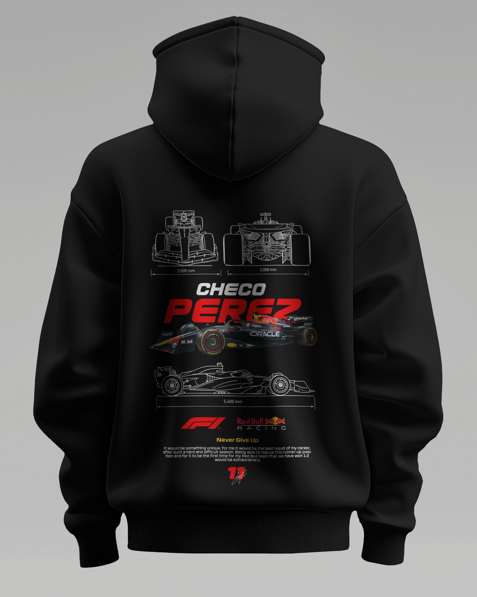 CHECO PEREZ F1 Racing – Premium Oversized Cotton Hoodie by Cruize Wear