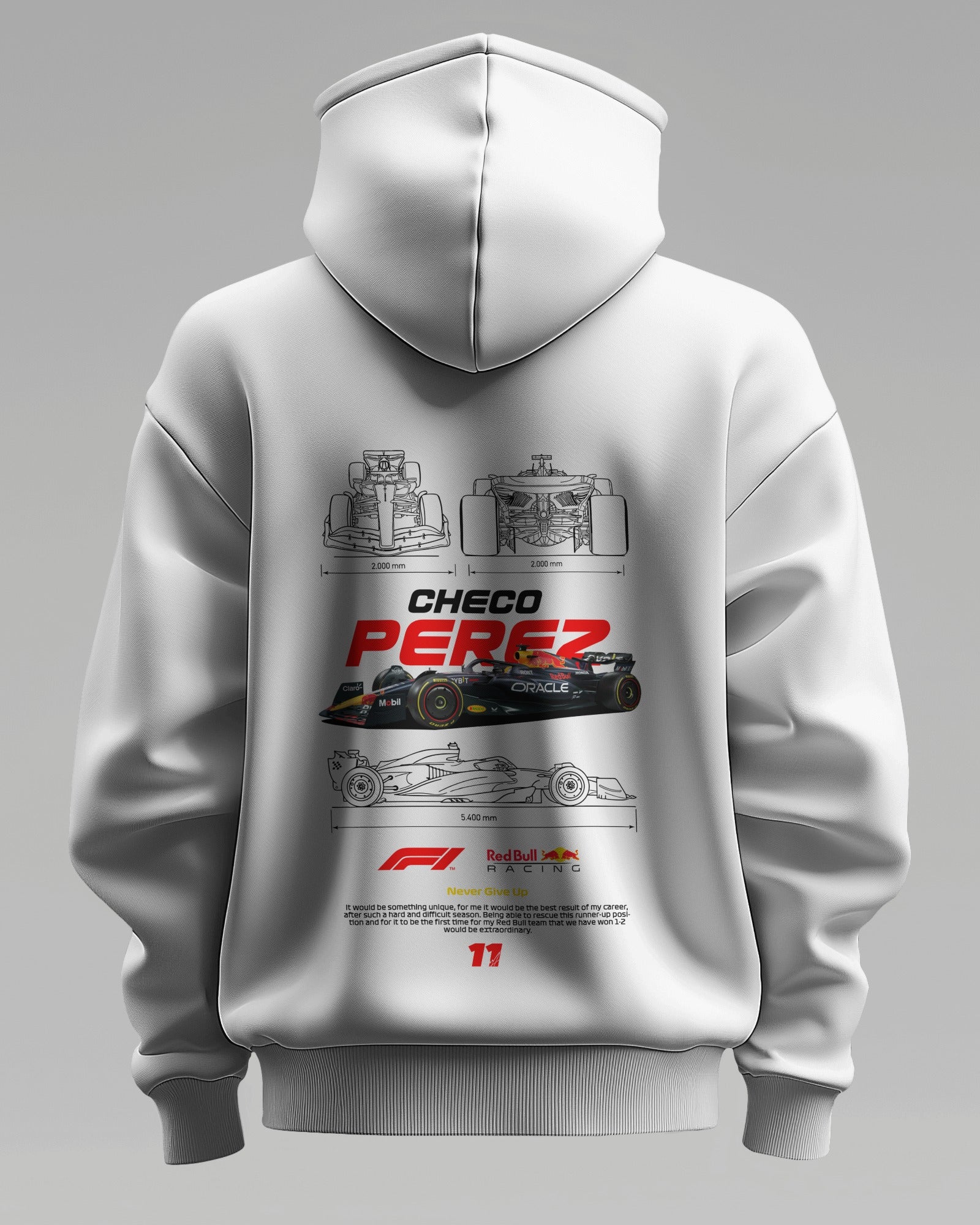 CHECO PEREZ F1 Racing – Premium Oversized Cotton Hoodie by Cruize Wear