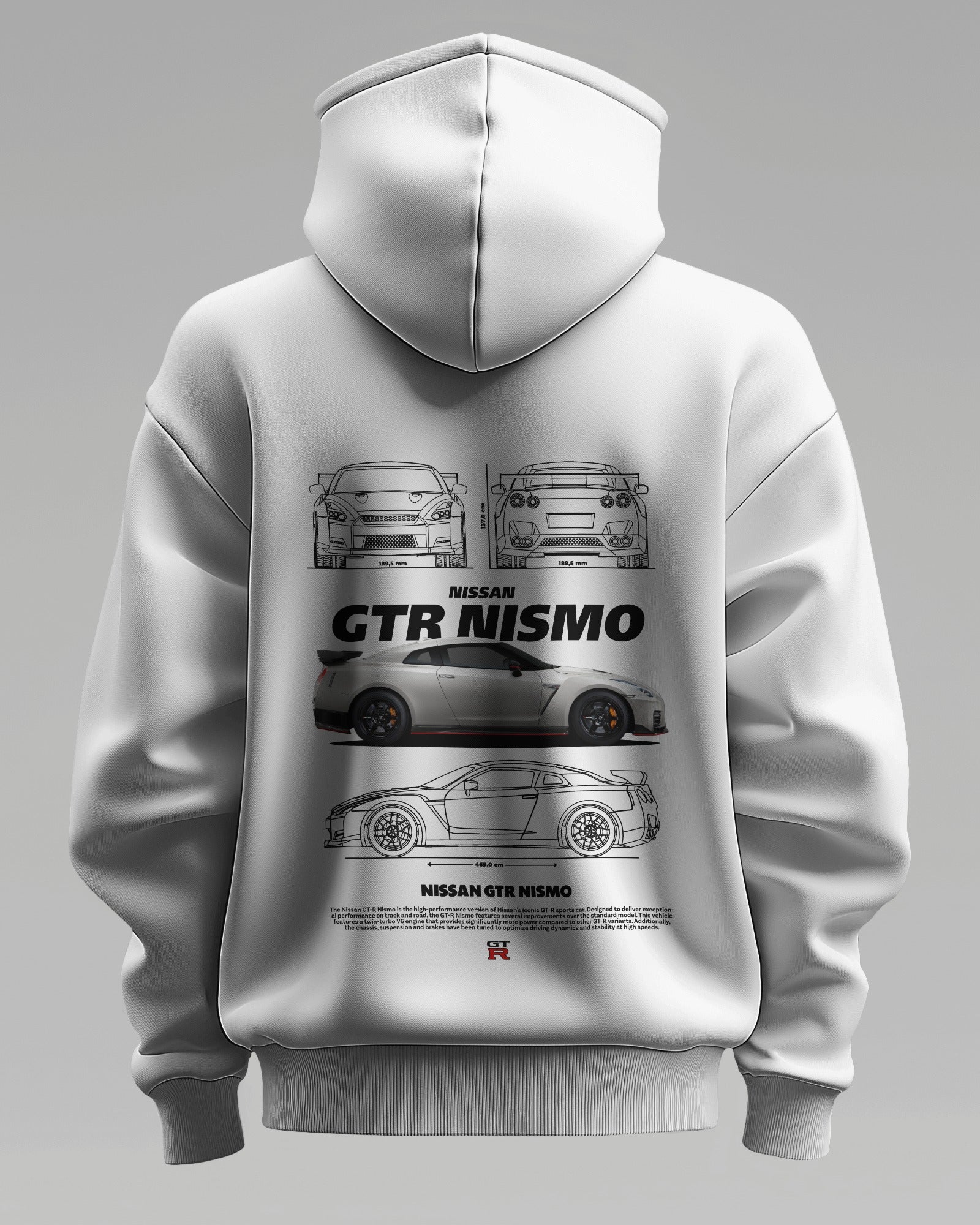 GTR NISMO – Premium Oversized Cotton Hoodie by Cruize Wear
