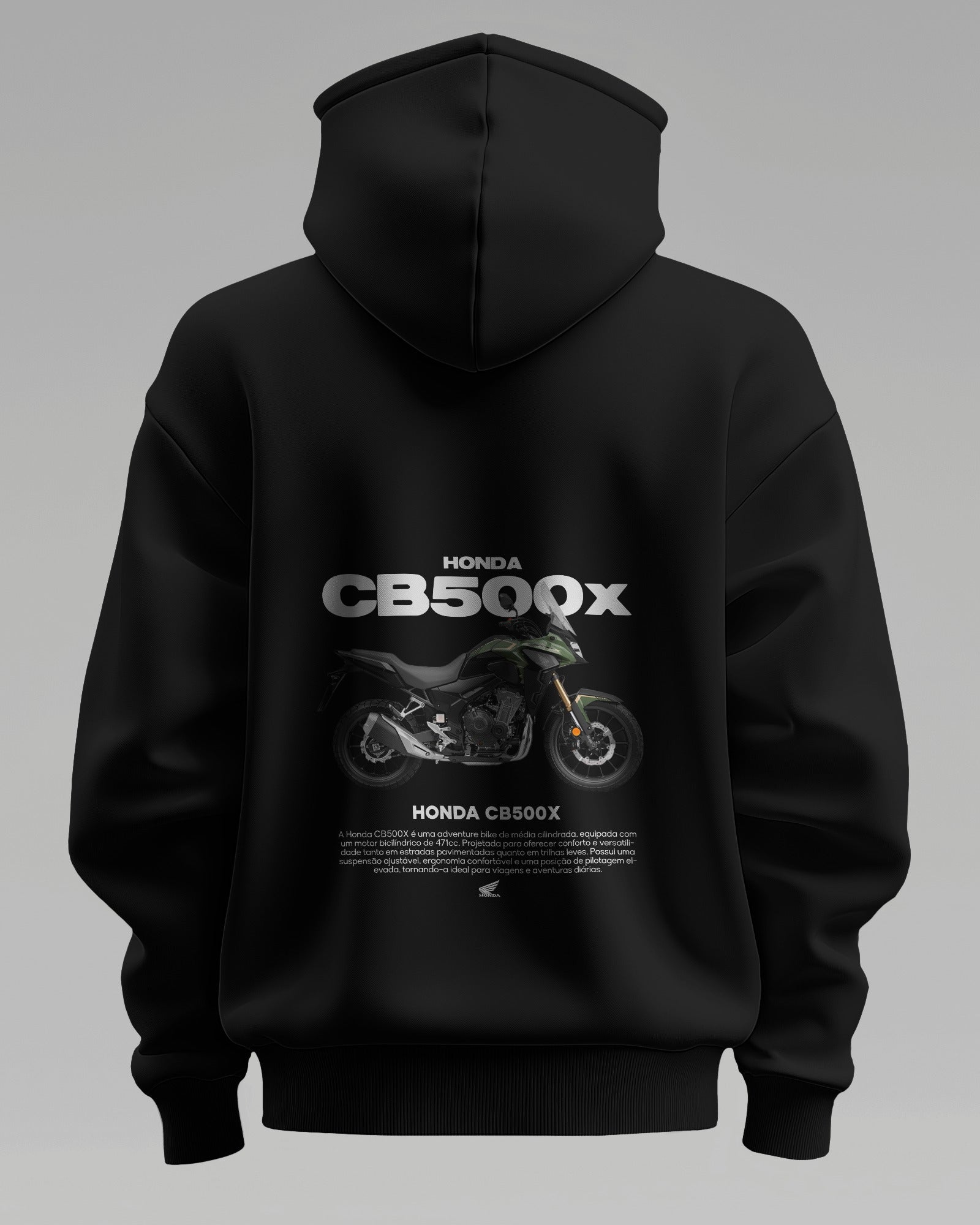Honda CB500X – Premium Oversized Cotton Bike Hoodie by Cruize Wear