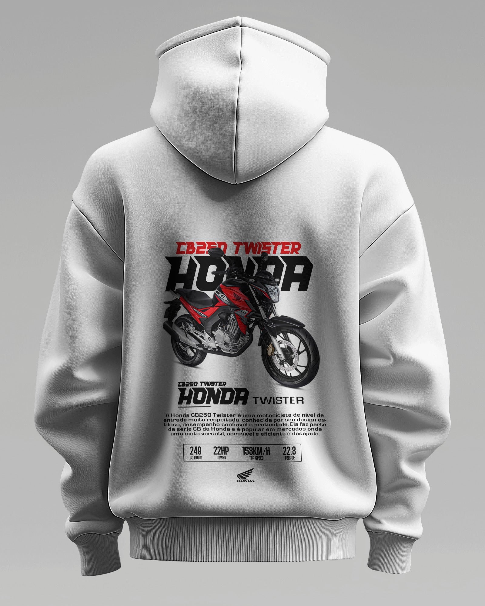 Honda CB250 Twister – Premium Oversized Cotton Bike Hoodie by Cruize Wear