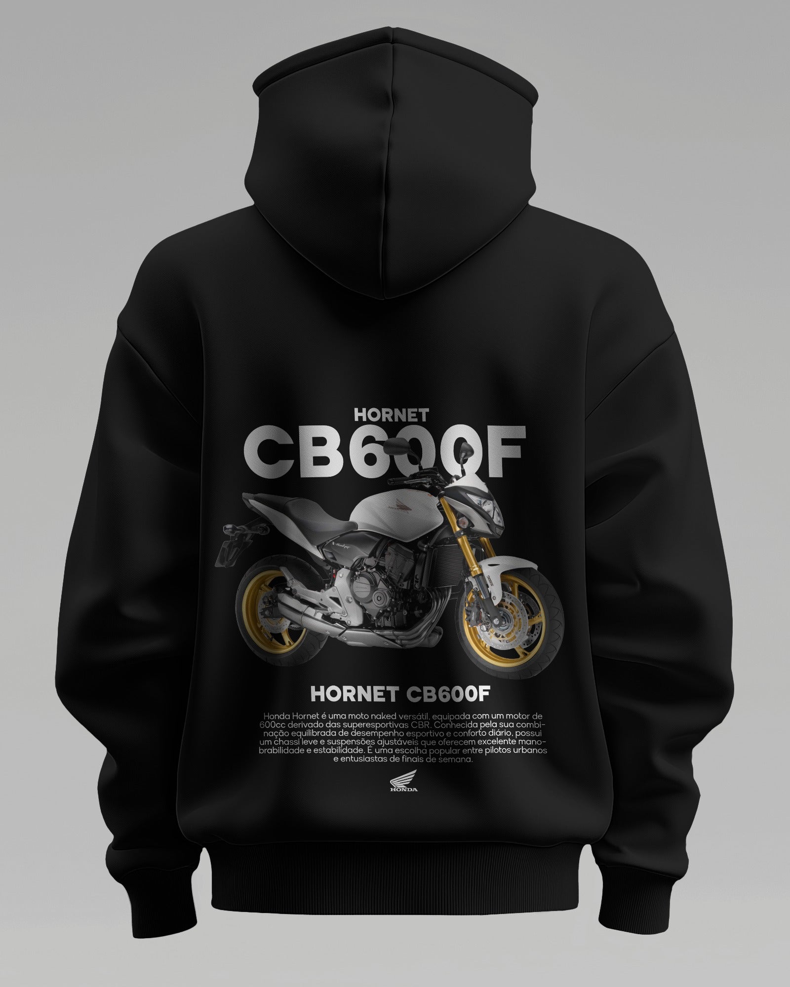 Hornet CB600F – Premium Oversized Cotton Bike Hoodie by Cruize Wear