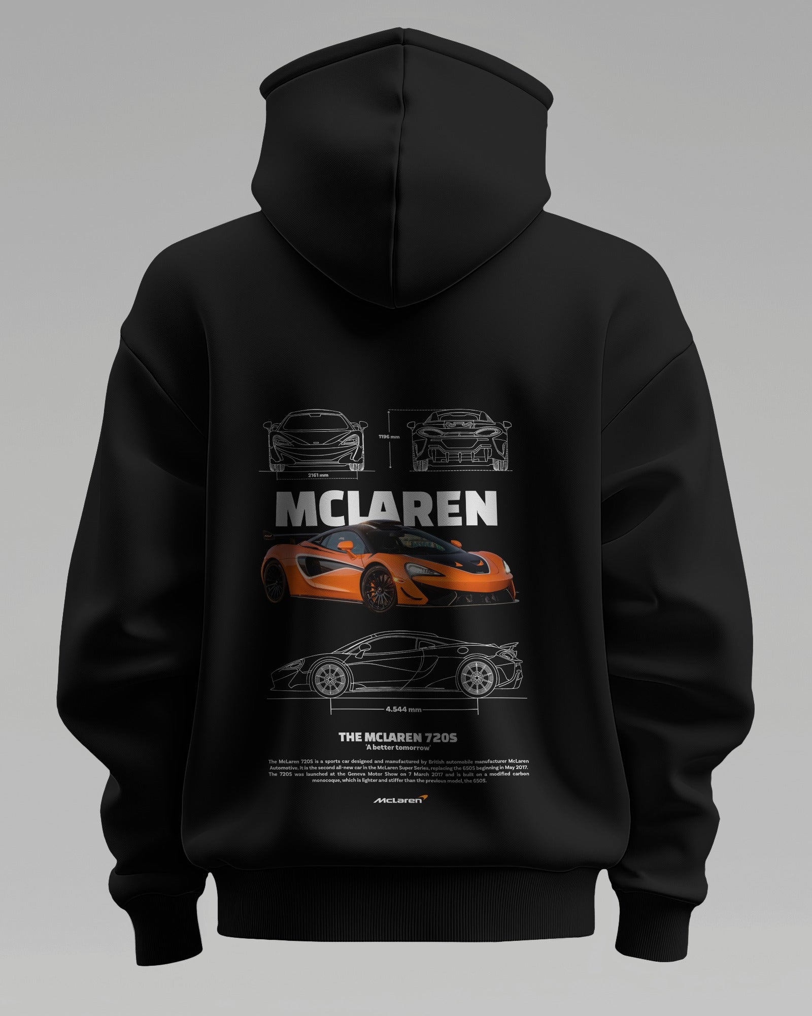 MCLAREN 720S – Premium Oversized Cotton Hoodie by Cruize Wear