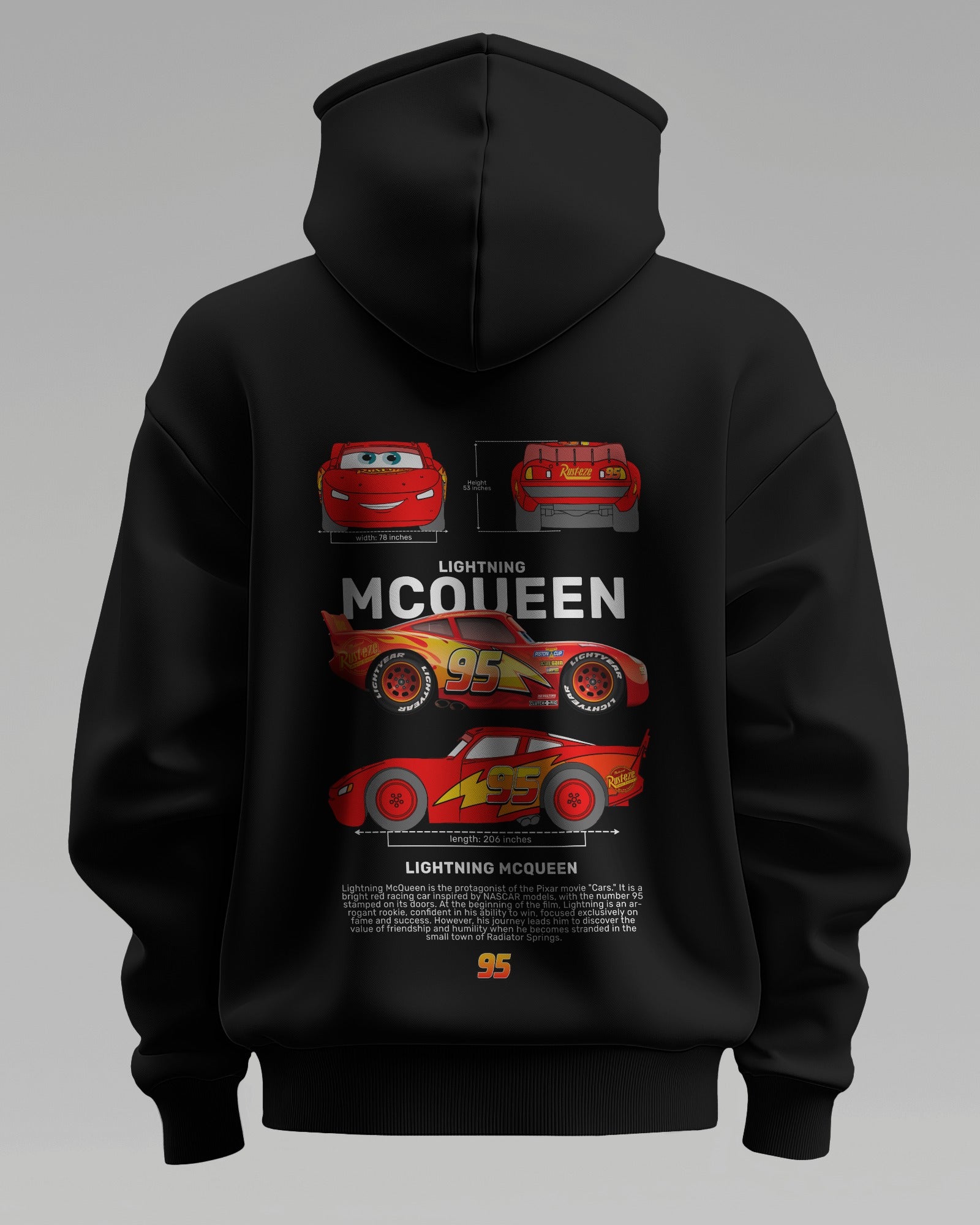 MC QUEEN – Premium Oversized Cotton Hoodie by Cruize Wear