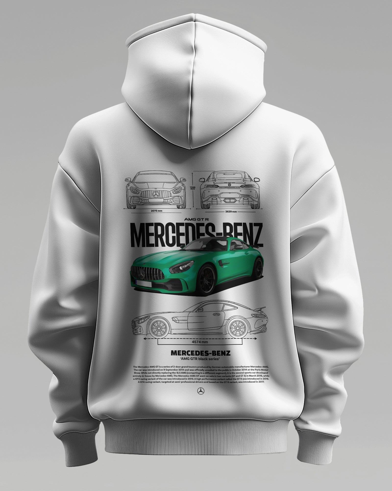 MERCDES BENZ – Premium Oversized Cotton Hoodie by Cruize Wear