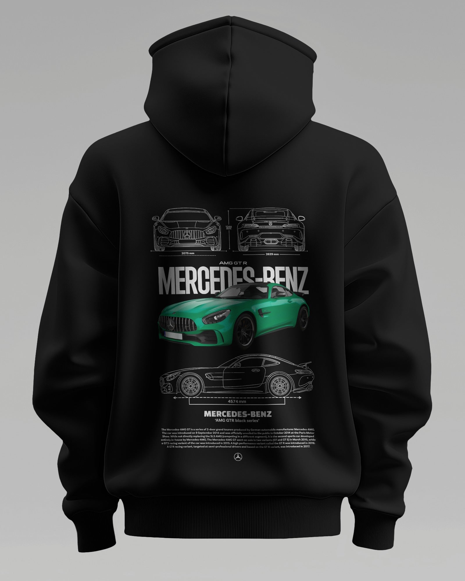 MERCDES BENZ – Premium Oversized Cotton Hoodie by Cruize Wear