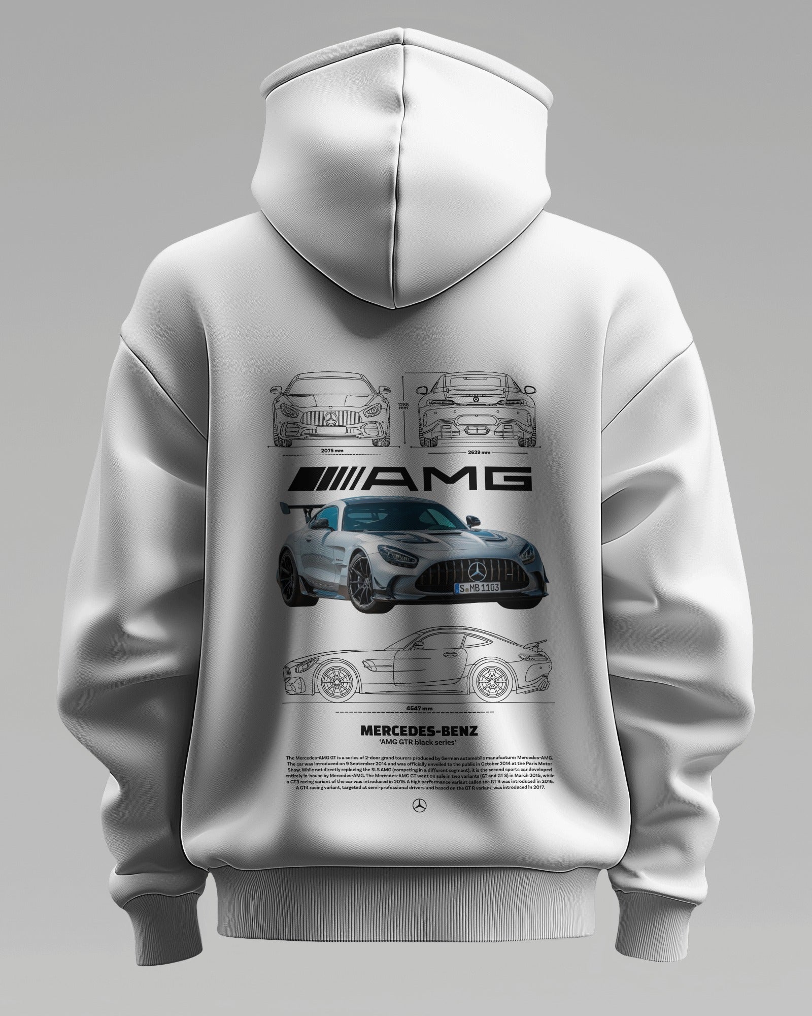 MERCEDES AMG – Premium Oversized Cotton Hoodie by Cruize Wear