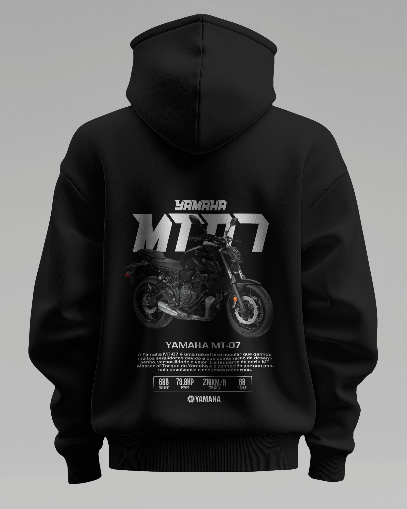 MT-07 – Premium Oversized Cotton Bike Hoodie by Cruize Wear