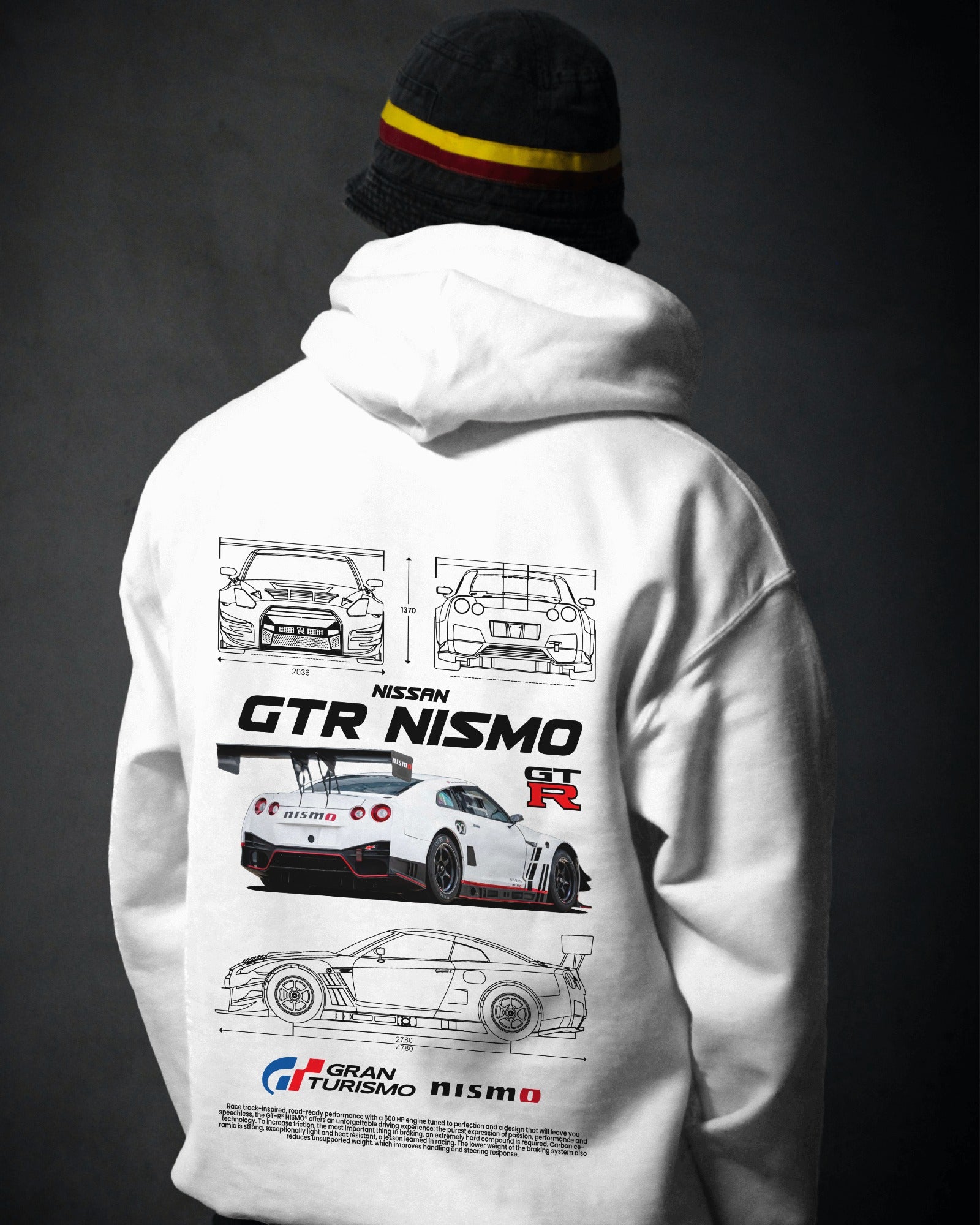 Nissan GTR Nismo Premium Cotton Hoodie