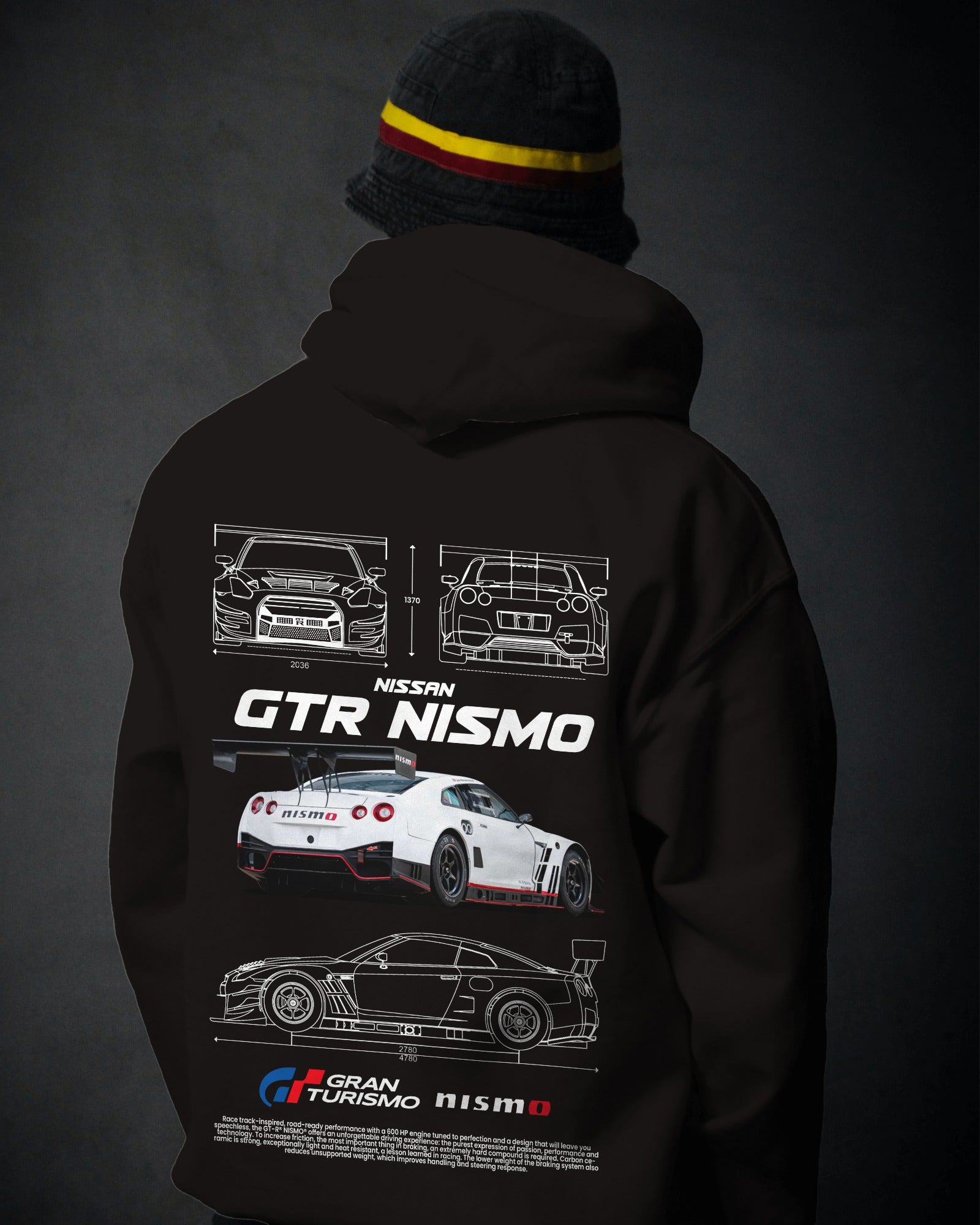 Nissan GTR Nismo Premium Cotton Hoodie