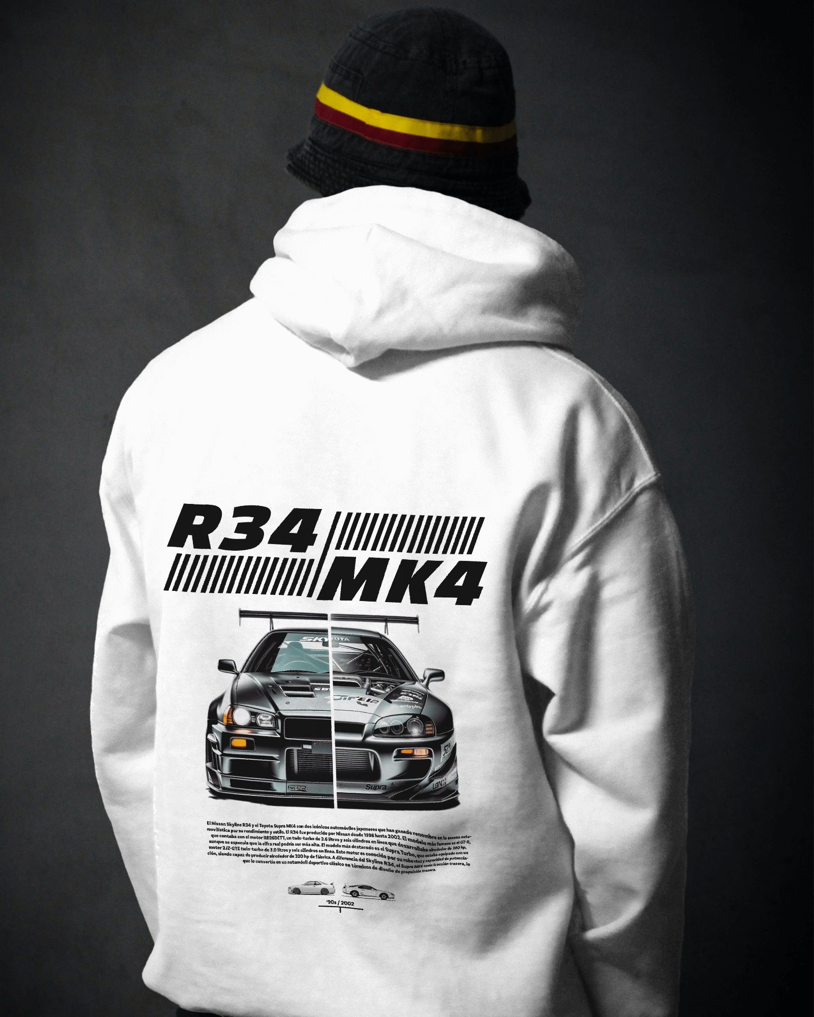 Nissan x Supra Premium Cotton Hoodie – Iconic Collaboration for Car Enthusiasts