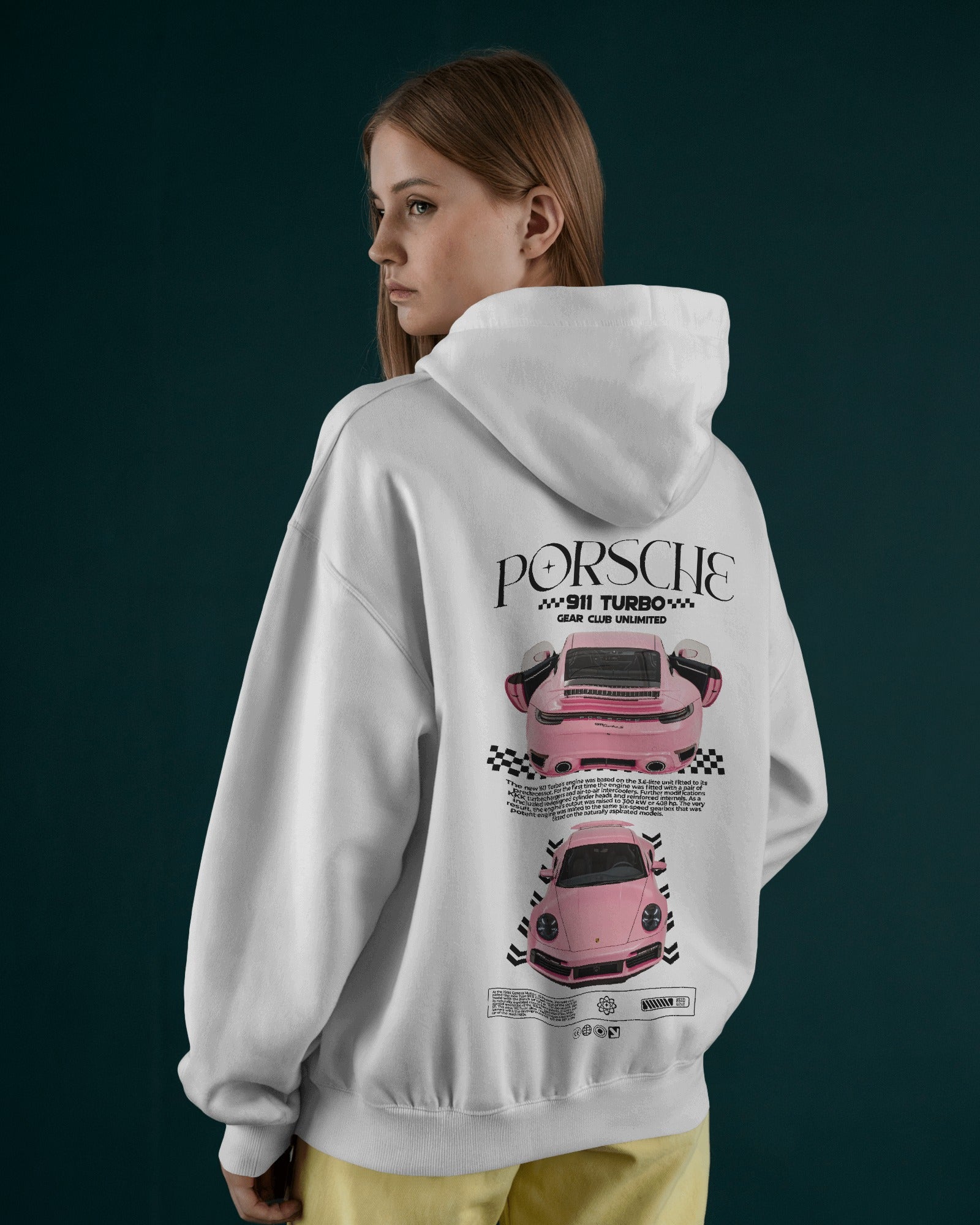 Porsche 911 Turbo S Premium Cotton Hoodie – Ultimate Style