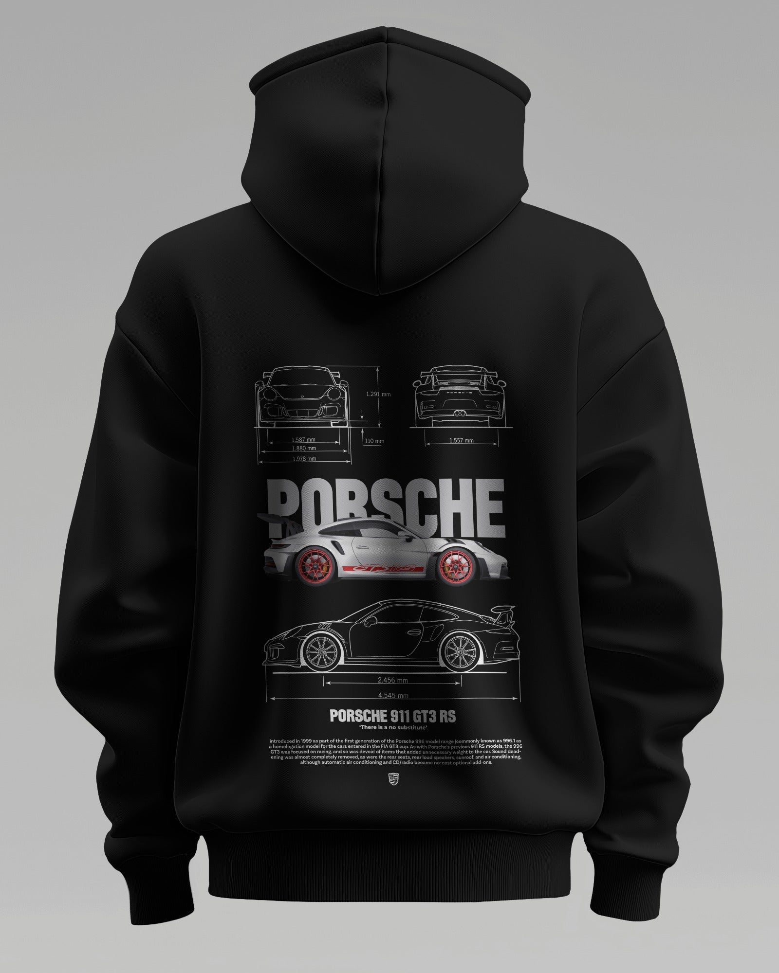 PORSCHE 911 GT3 RS V2 – Premium Oversized Cotton Hoodie by Cruize Wear