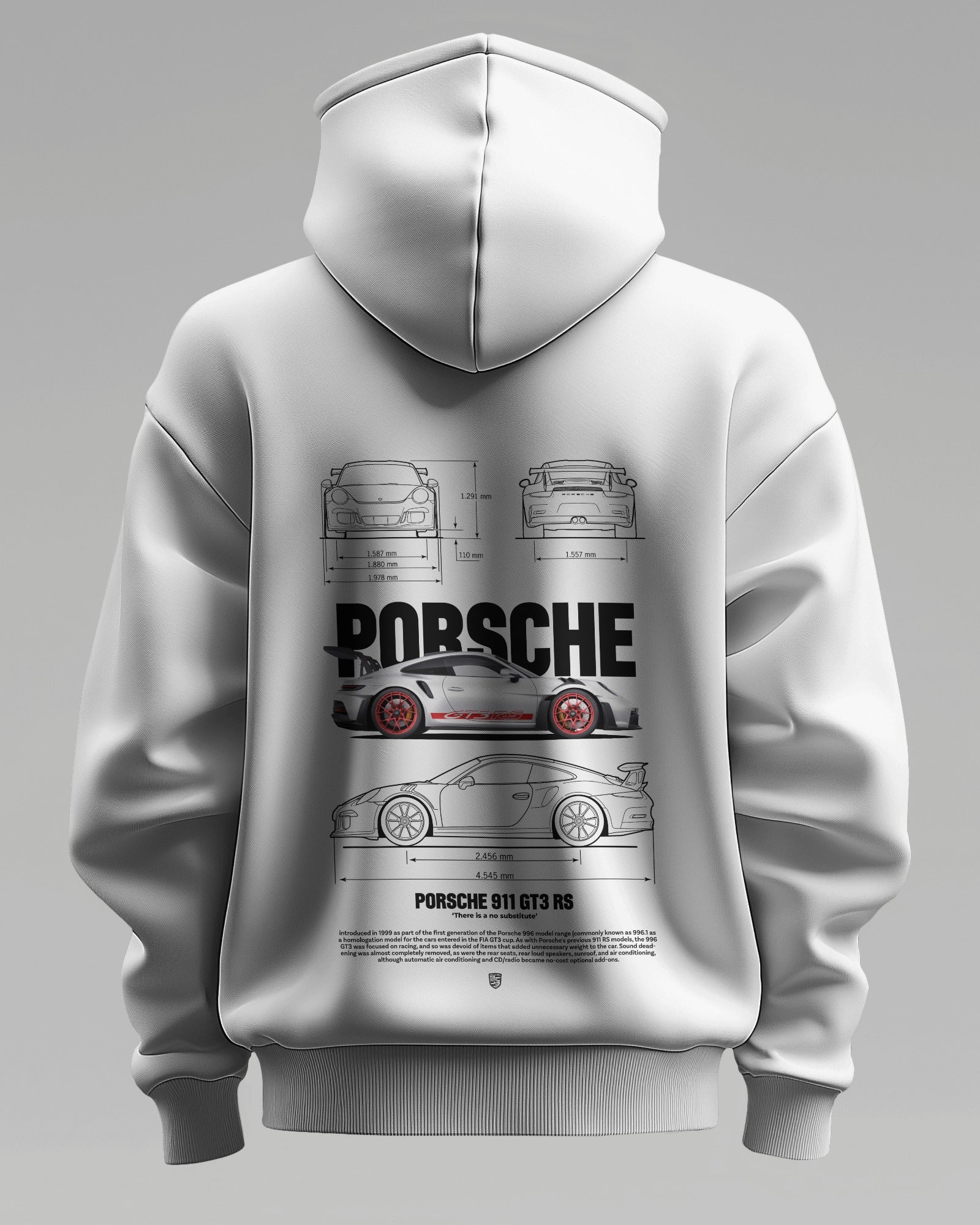 PORSCHE 911 GT3 RS V2 – Premium Oversized Cotton Hoodie by Cruize Wear