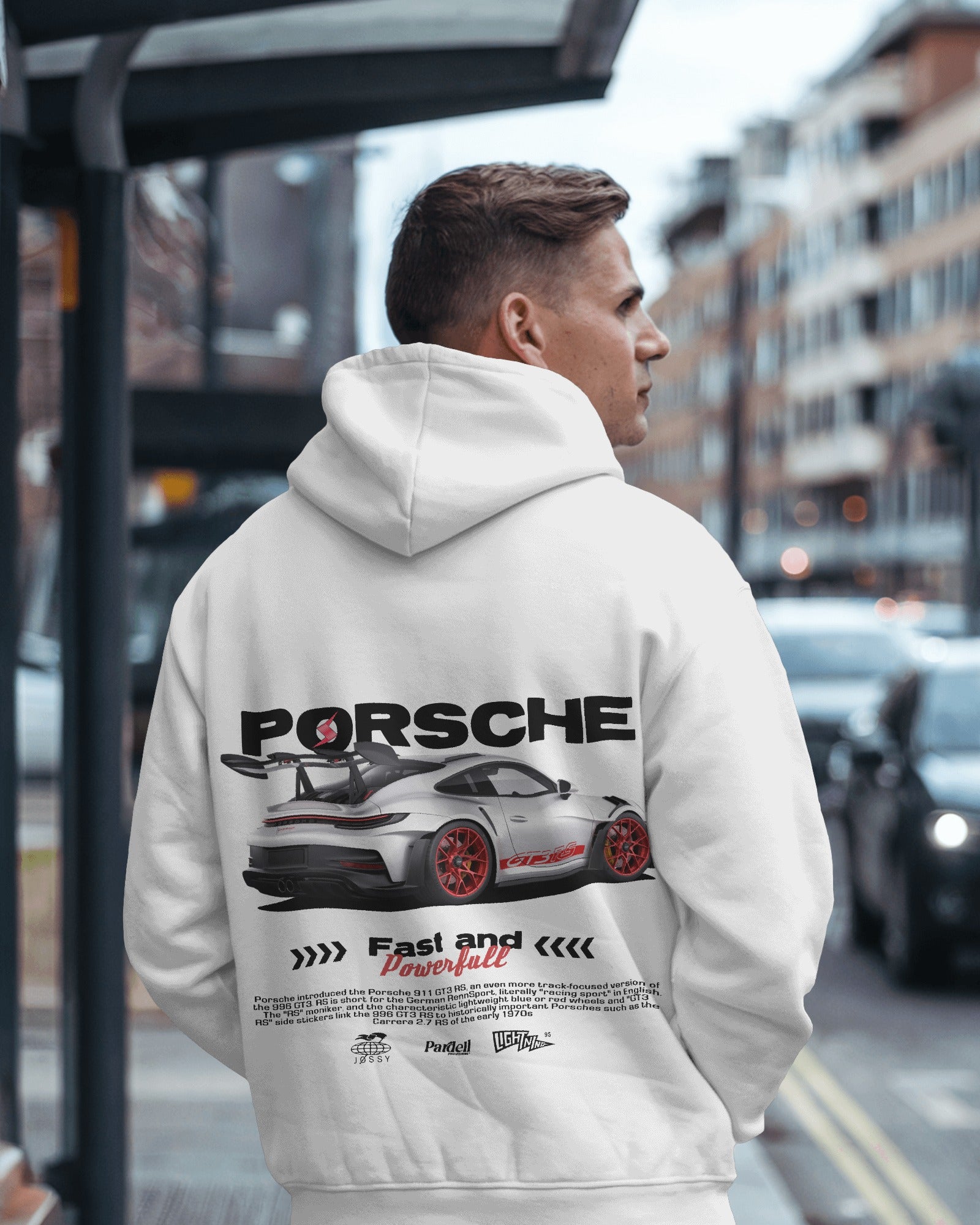 Porsche 911 GT3 RS V3 Premium Cotton Hoodie – Iconic Style for Porsche Enthusiasts