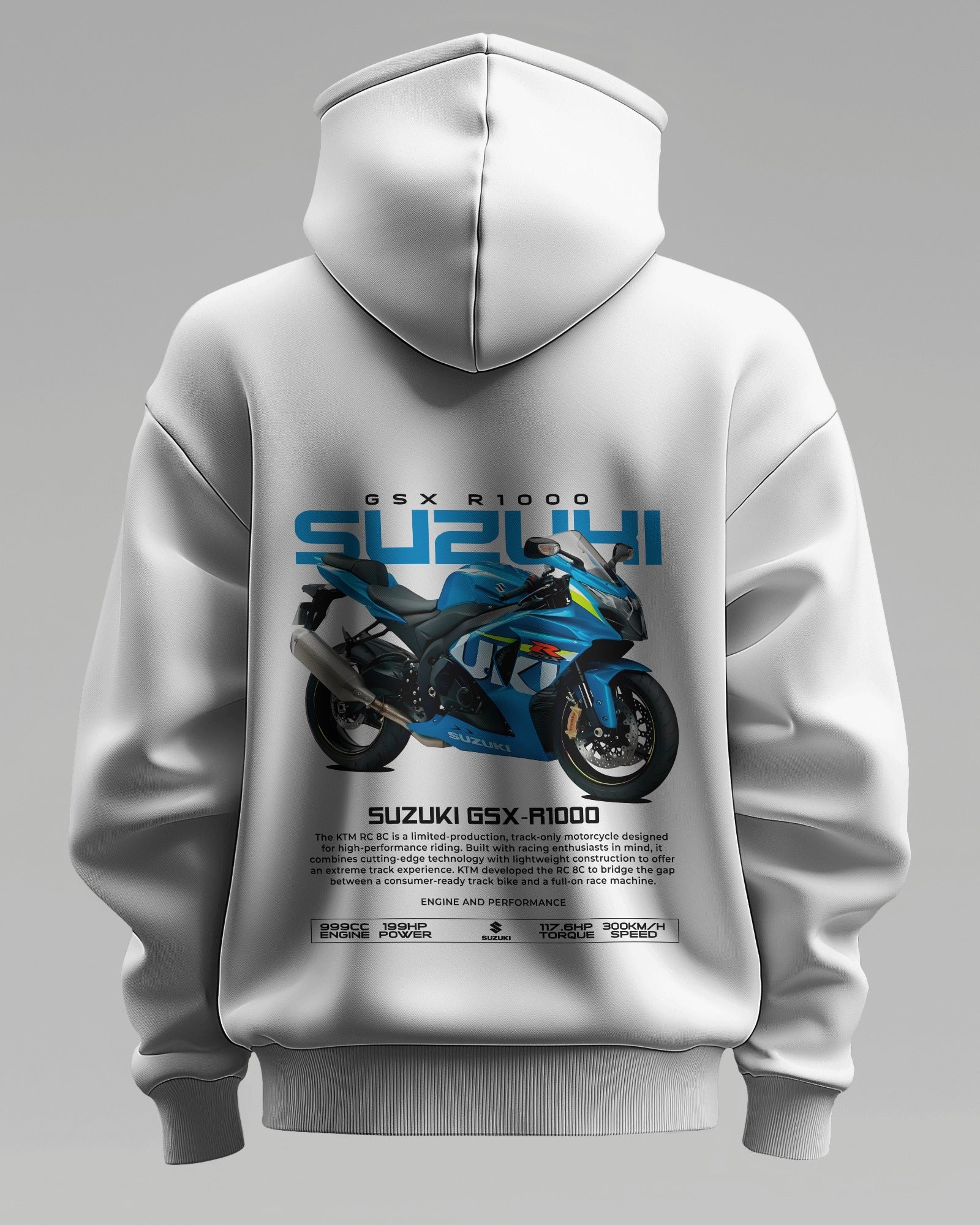 Suzuki GSX V2 – Premium Oversized Cotton Bike Hoodie by Cruize Wear