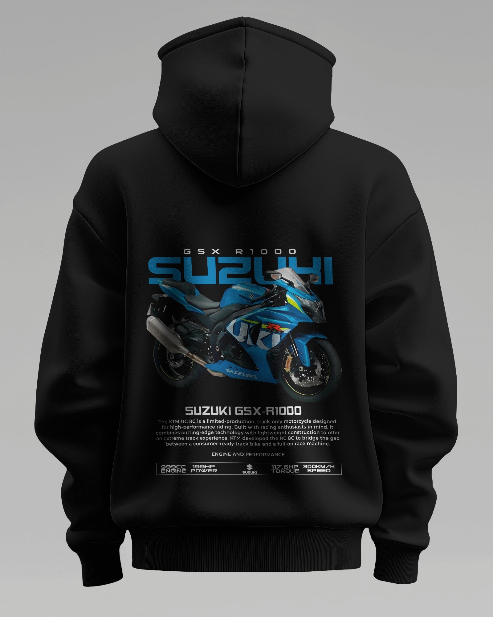 Suzuki GSX V2 – Premium Oversized Cotton Bike Hoodie by Cruize Wear