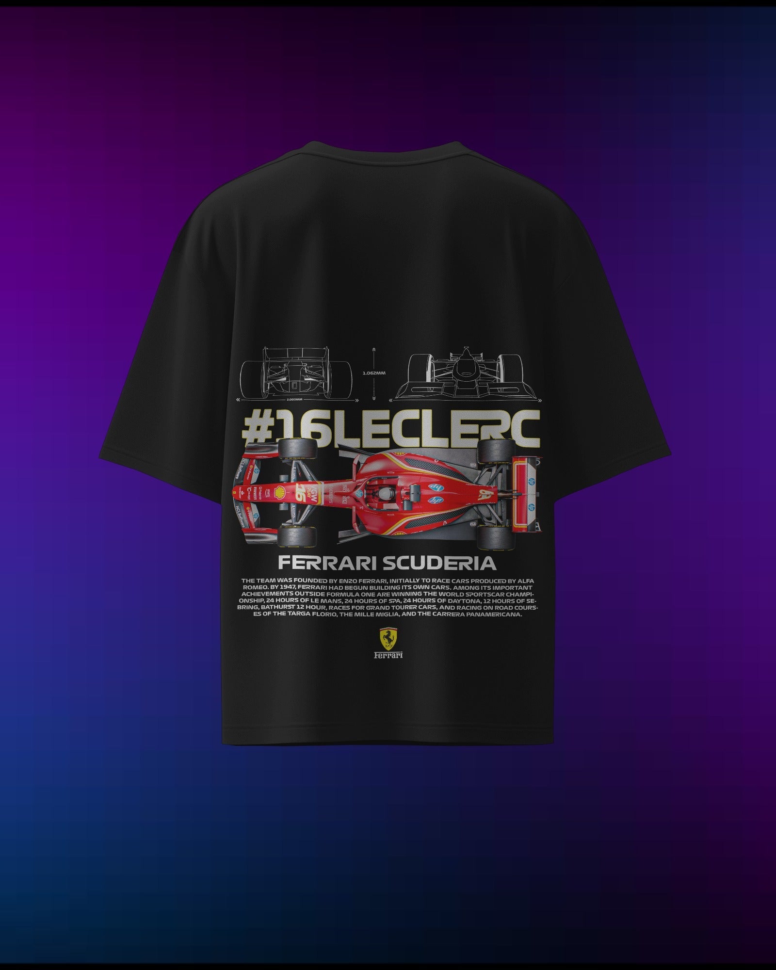 16 Charles Leclerc F1 T-Shirt