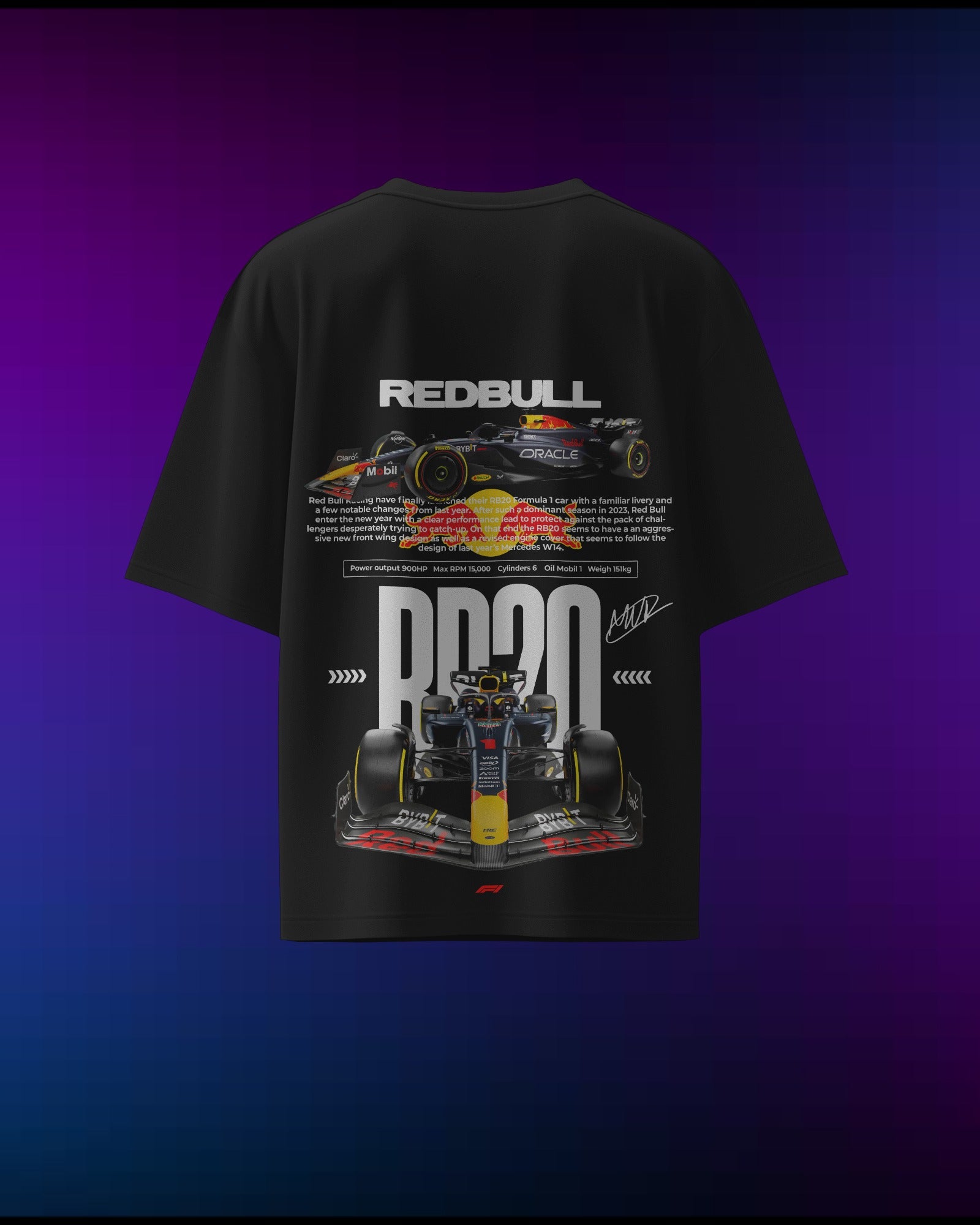 RB20 Racing F1 T-Shirt