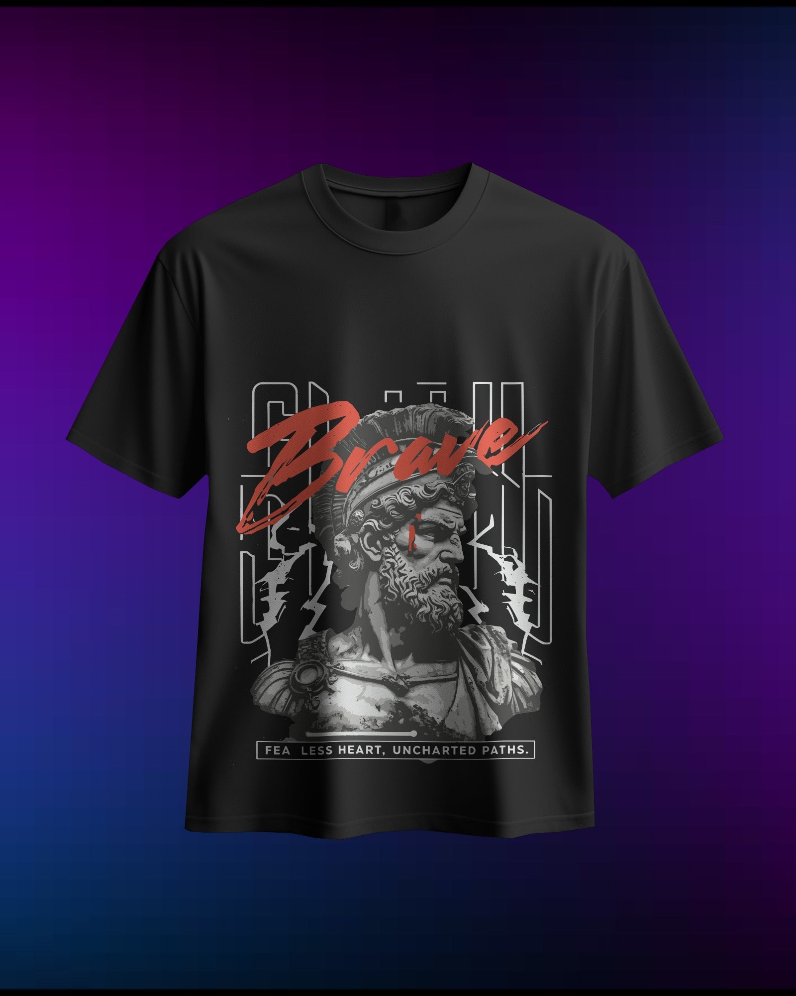 Brave - Pure Cotton Oversized T-Shirt