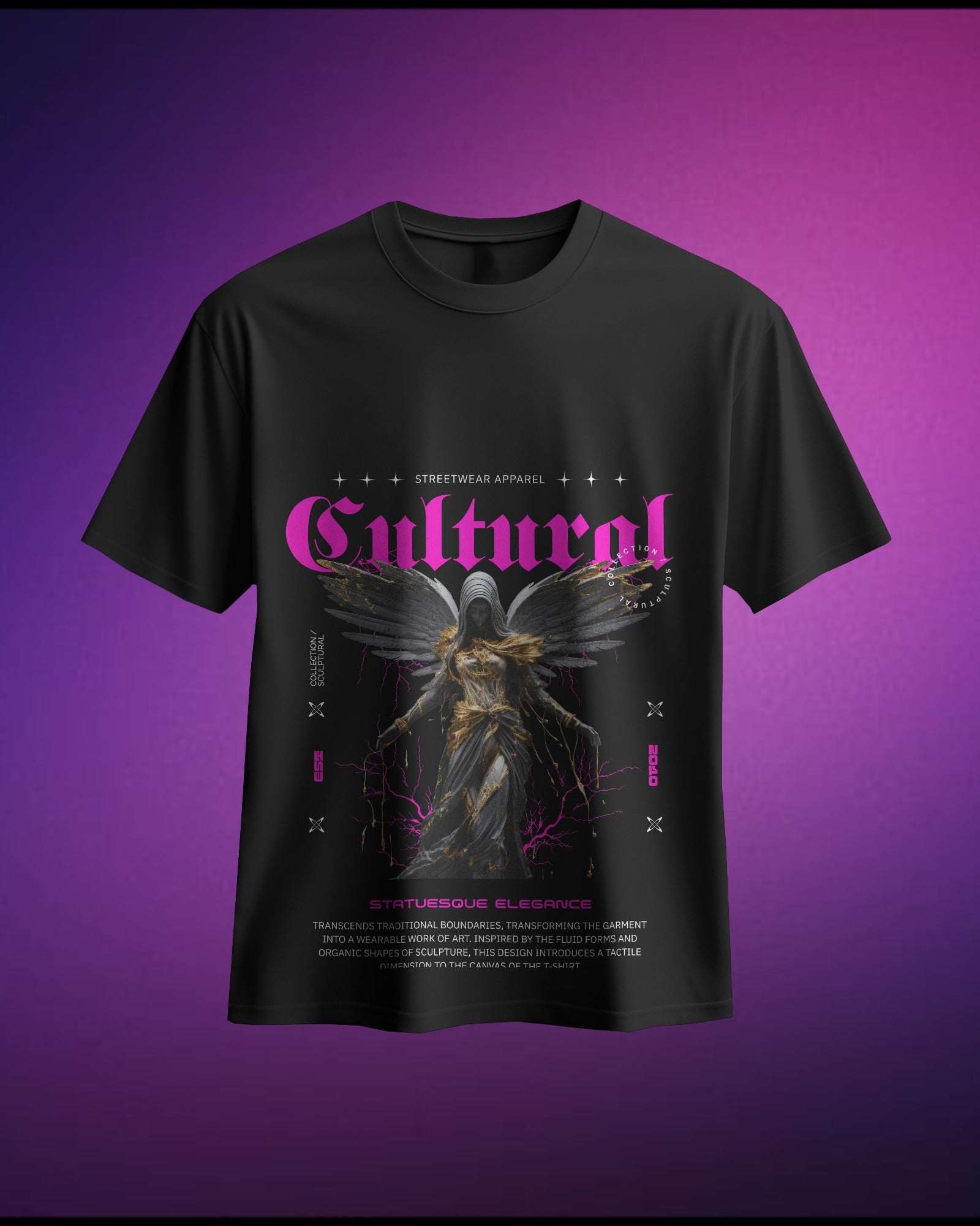 Cultural - Pure Cotton Oversized T-Shirt