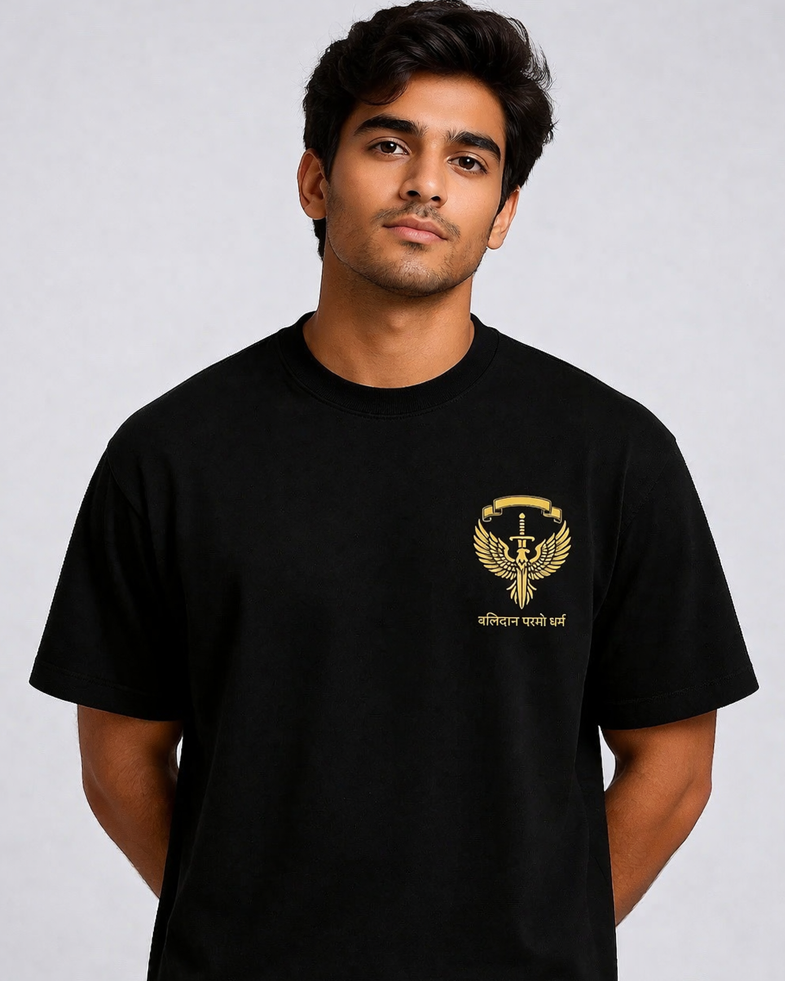 Balidan Oversized T-Shirt – Dhurandhar Inspired | Balidan Paramo Dharma | 240 GSM High Quality Cotton T-Shirt