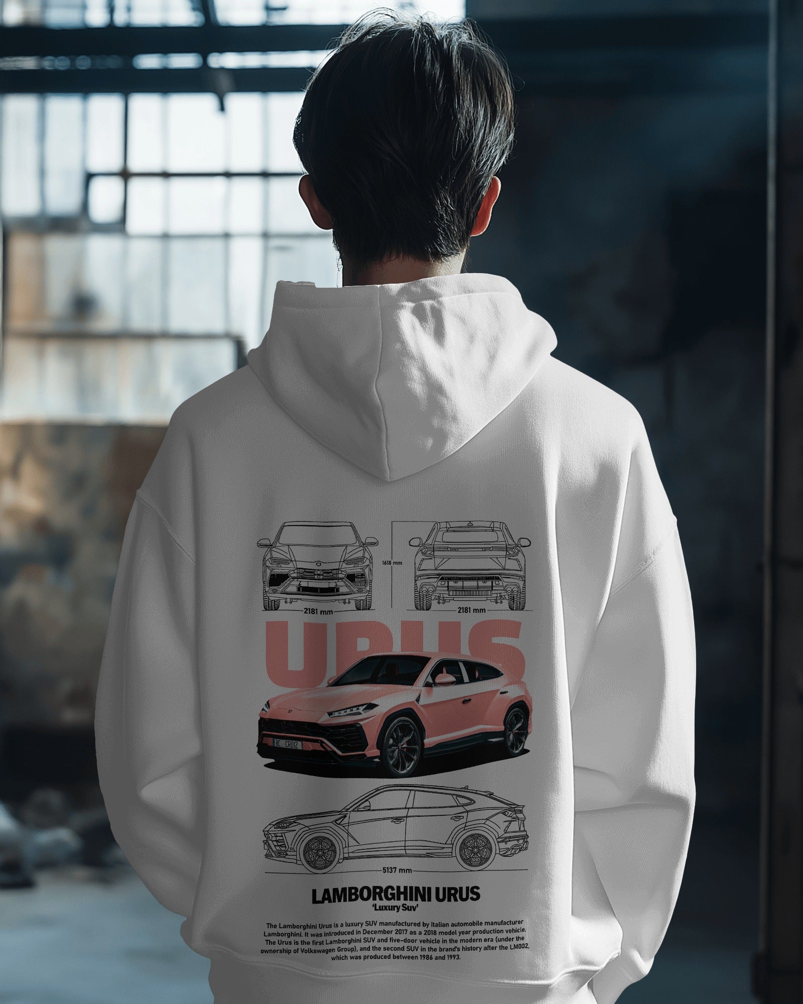 Lamborghini Urus Premium Cotton Hoodie