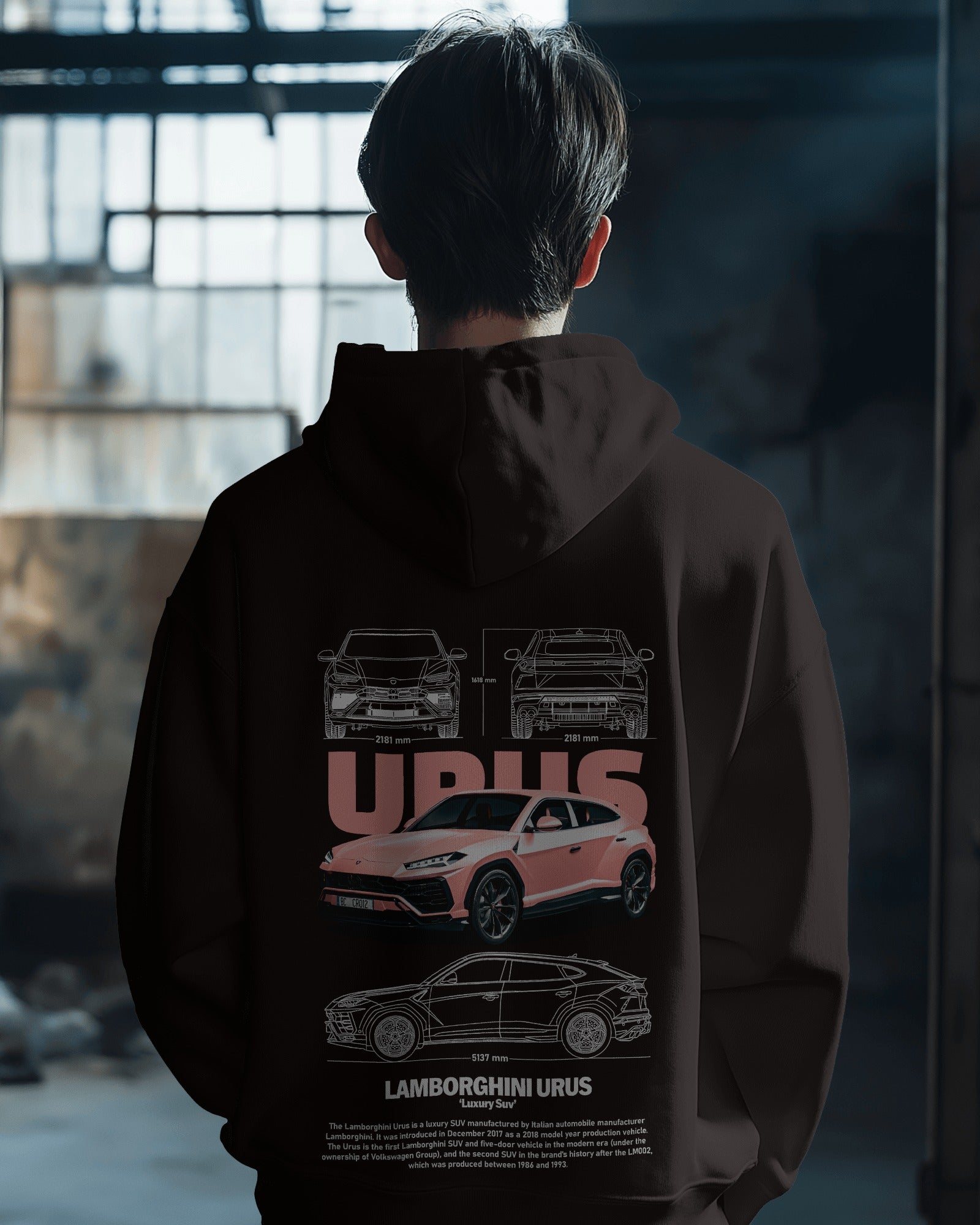 Lamborghini Urus Premium Cotton Hoodie