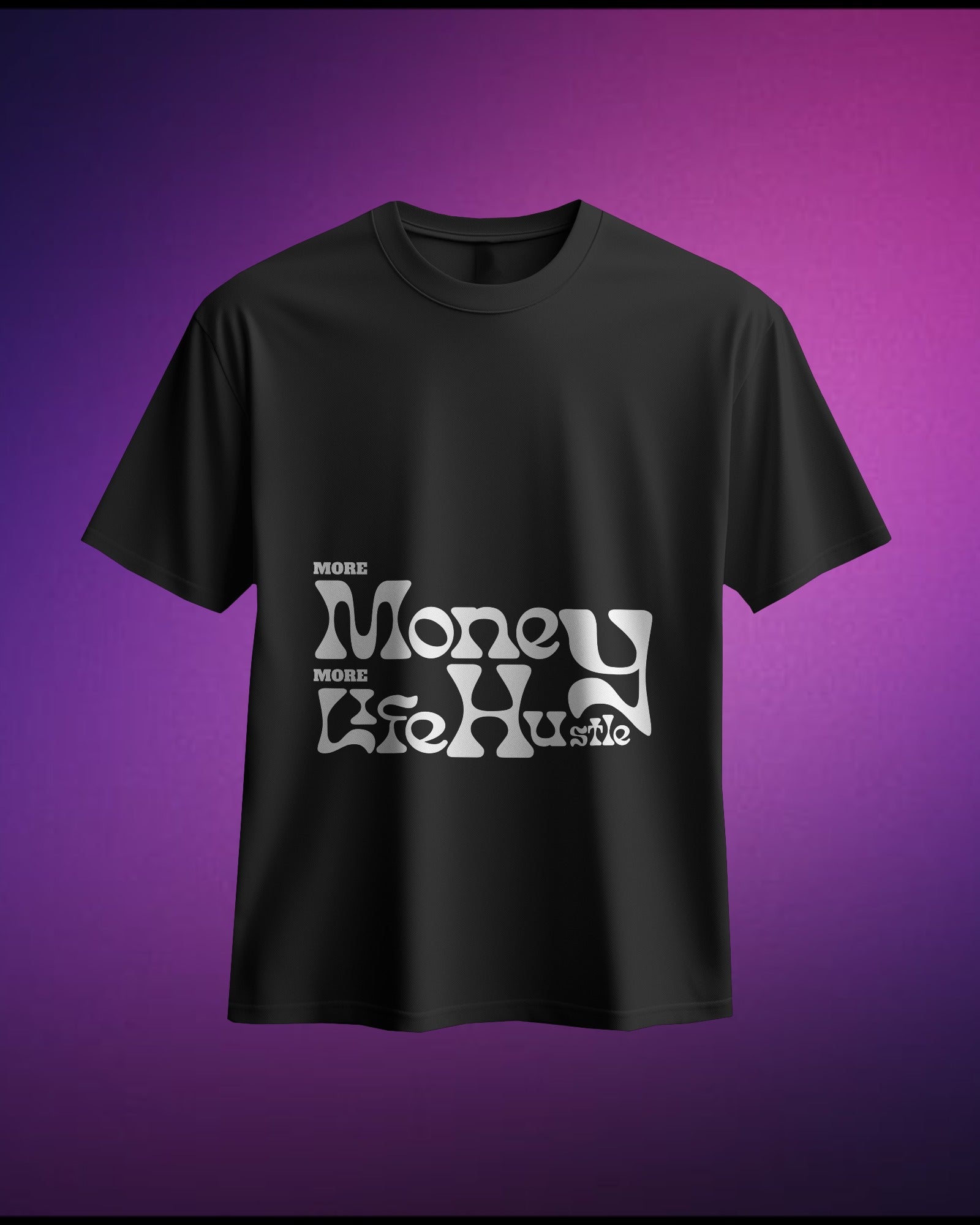 More Money More Hustle - Pure Cotton Oversized T-Shirt