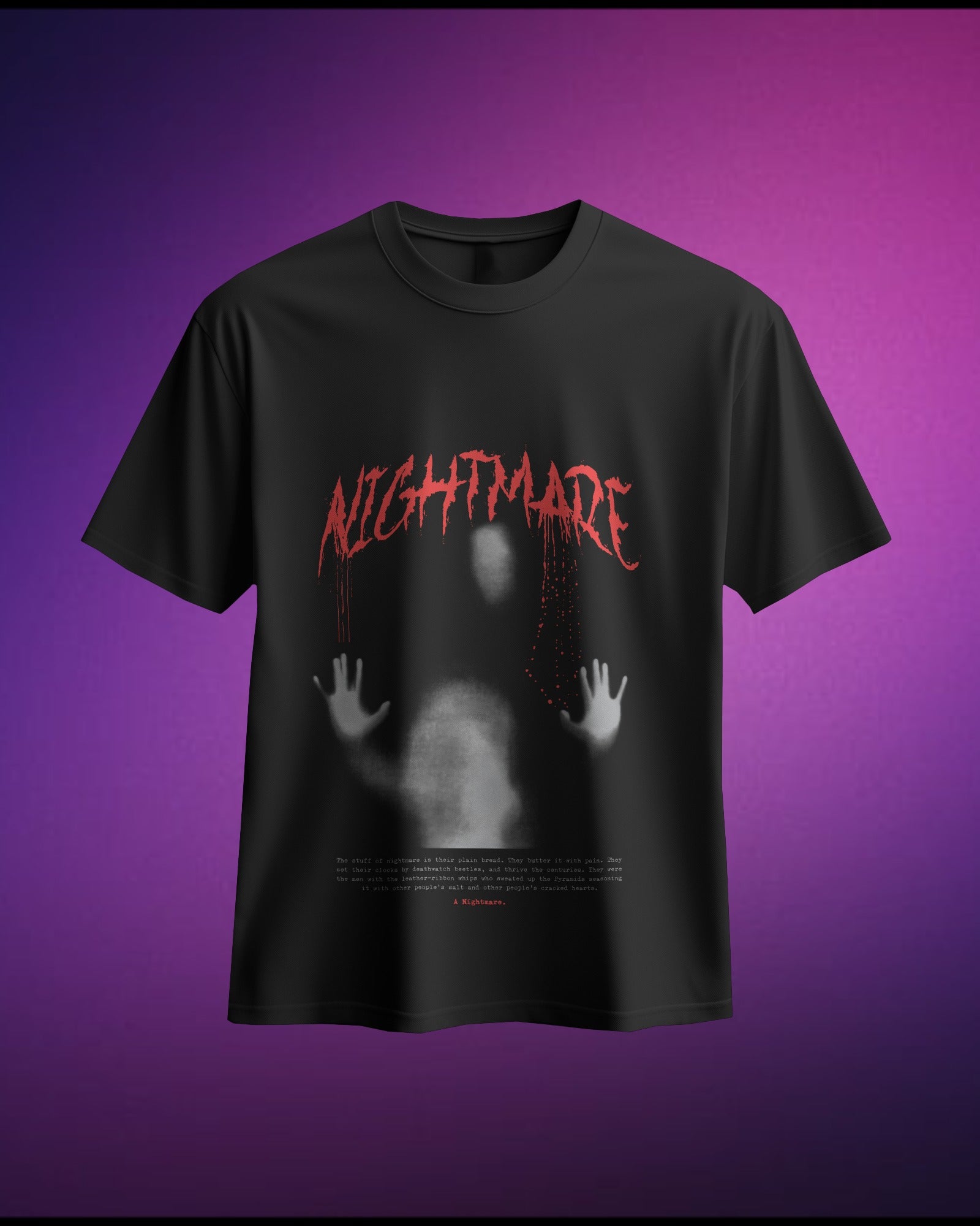 Nightmare - Pure Cotton Oversized T-Shirt