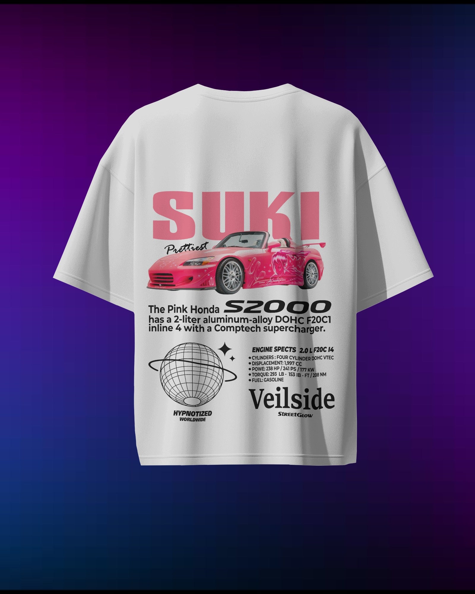 Pink Honda Suki T-Shirt