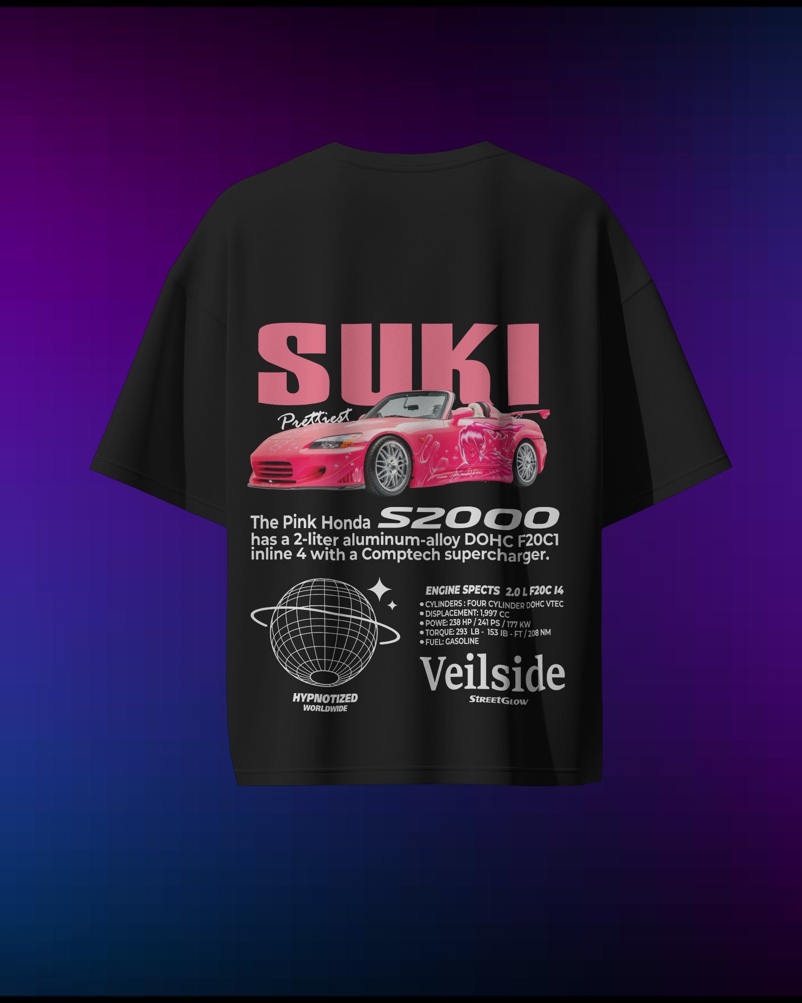 Pink Honda Suki T-Shirt