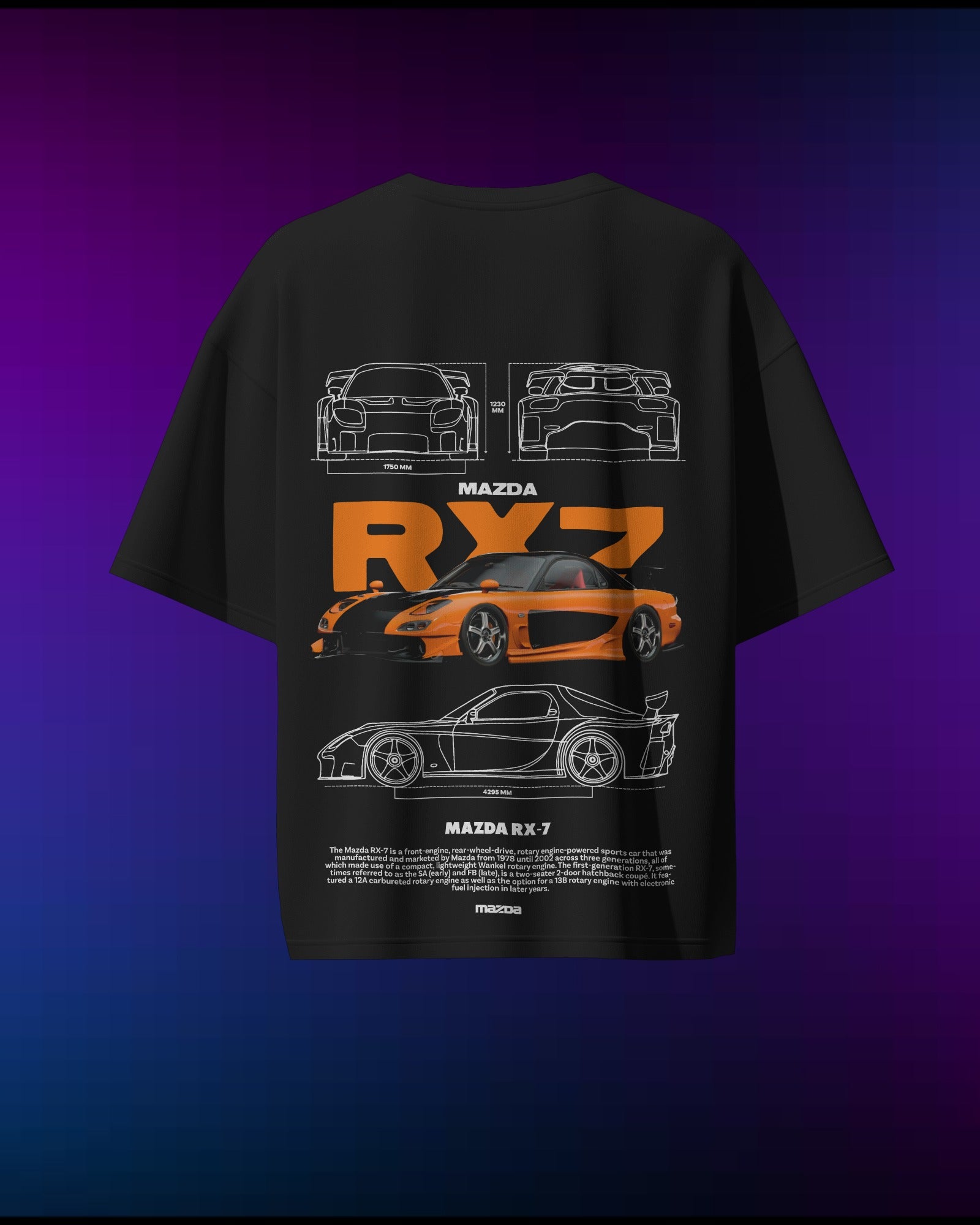 Mazda RX-7 Fast & Furious T-Shirt 