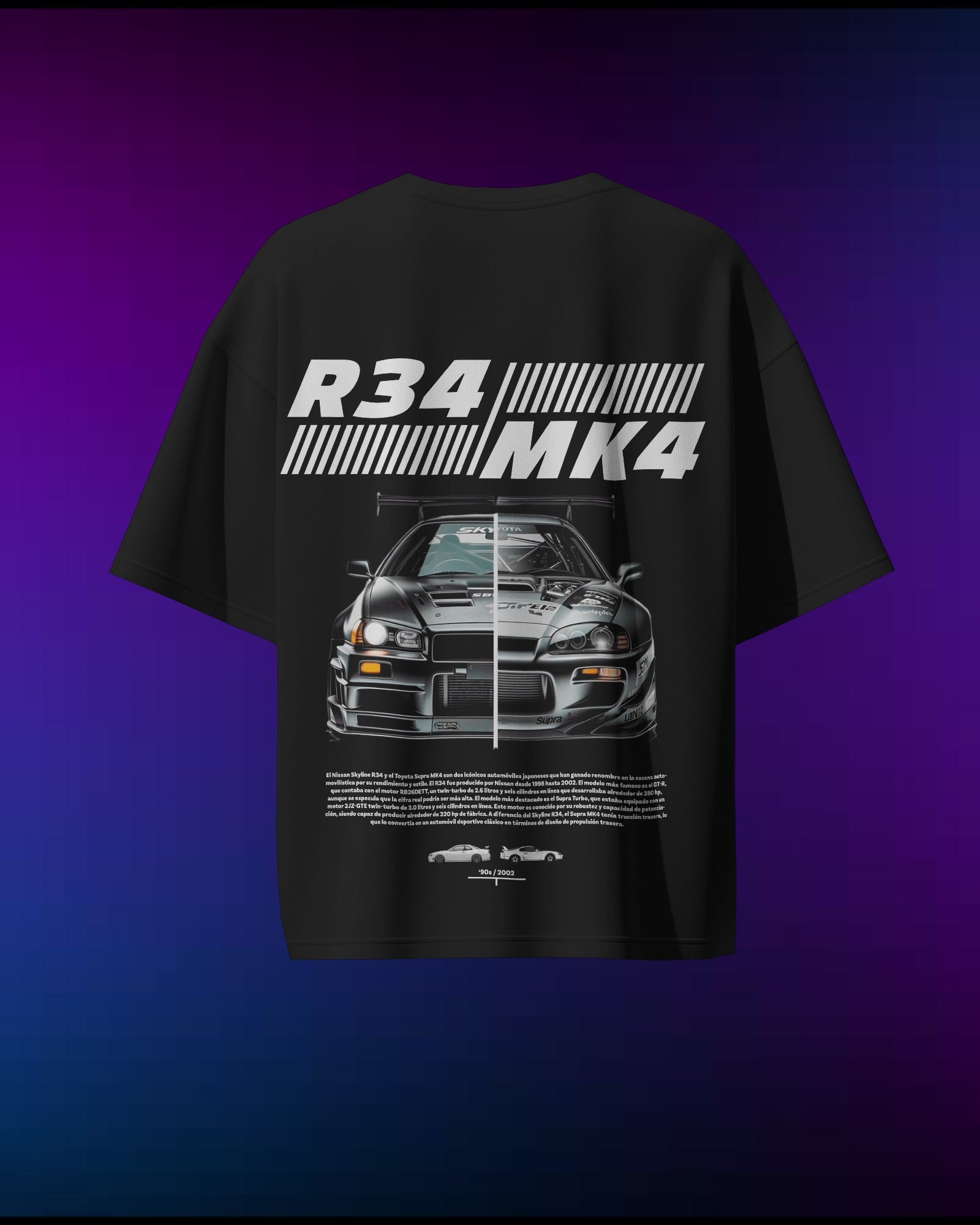 Nissan R34 x Supra MK4 Collab T-Shirt