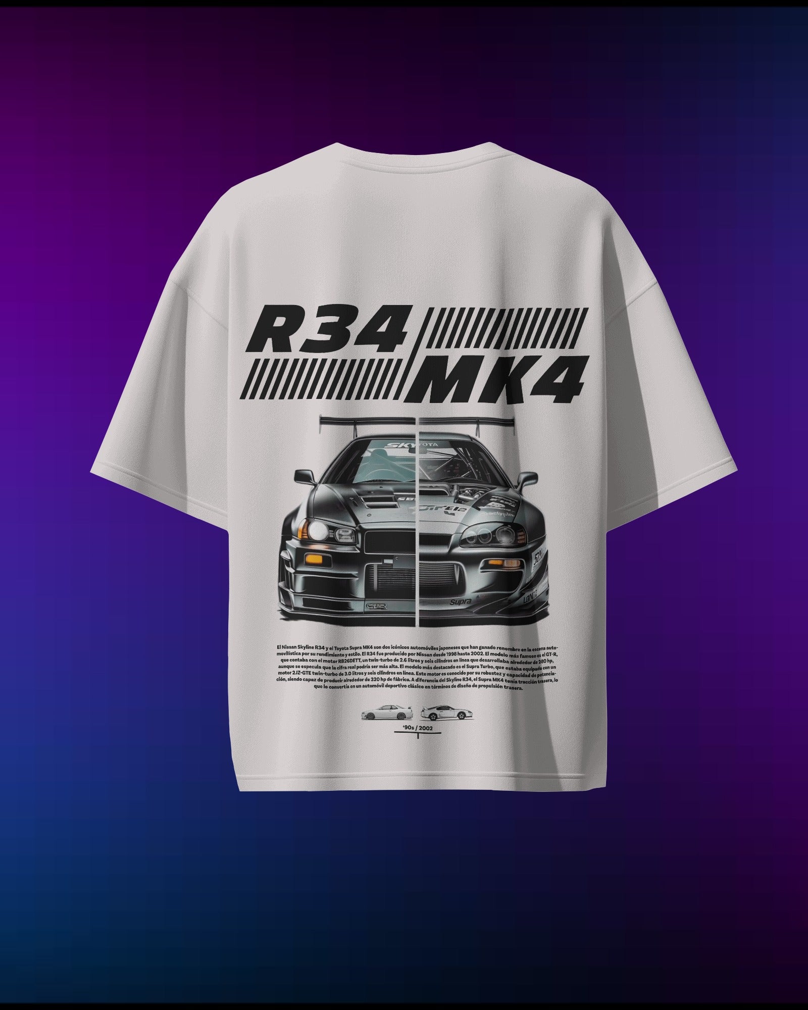 Nissan R34 x Supra MK4 Collab T-Shirt