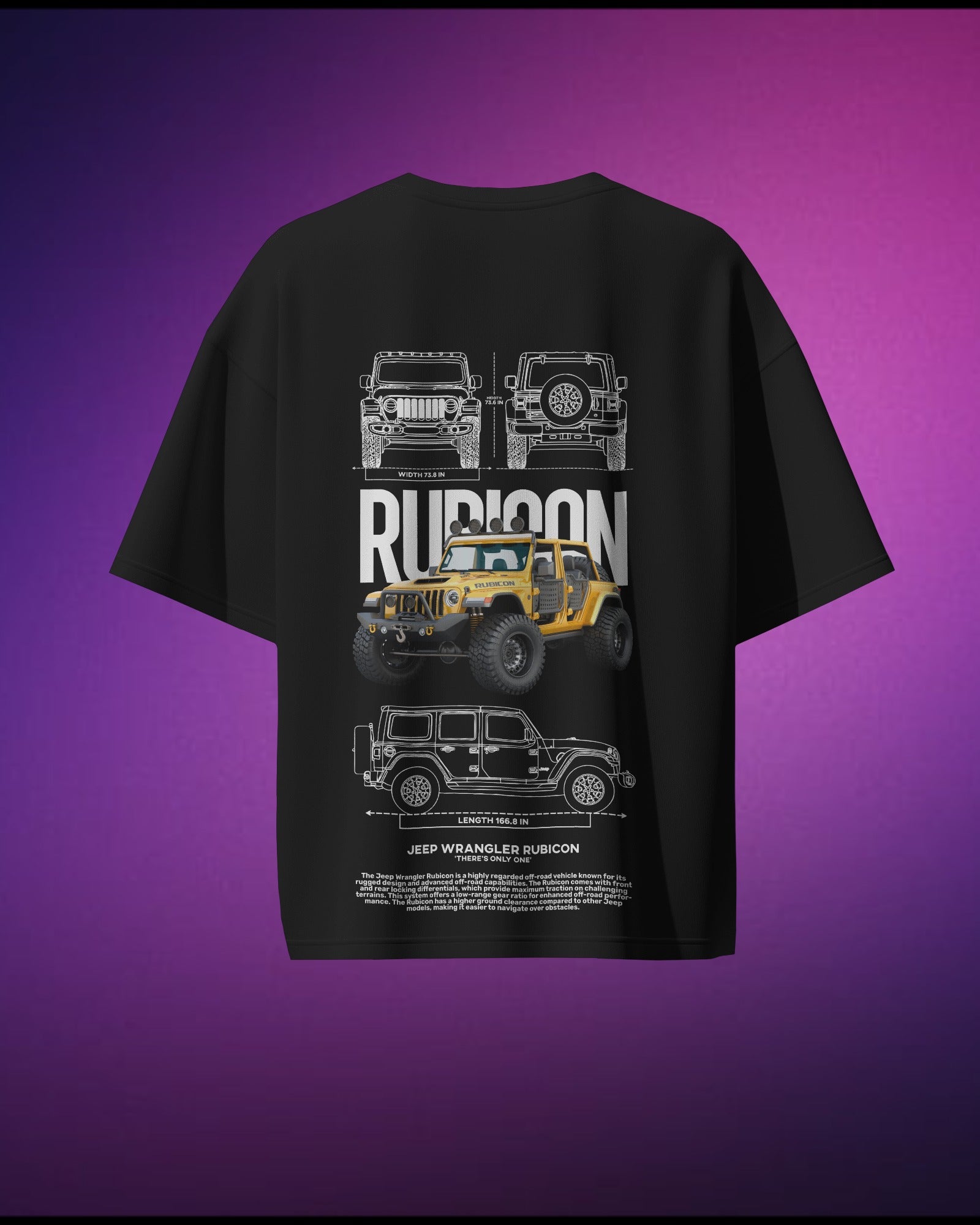 Rubicon Yellow Off-Road T-Shirt 