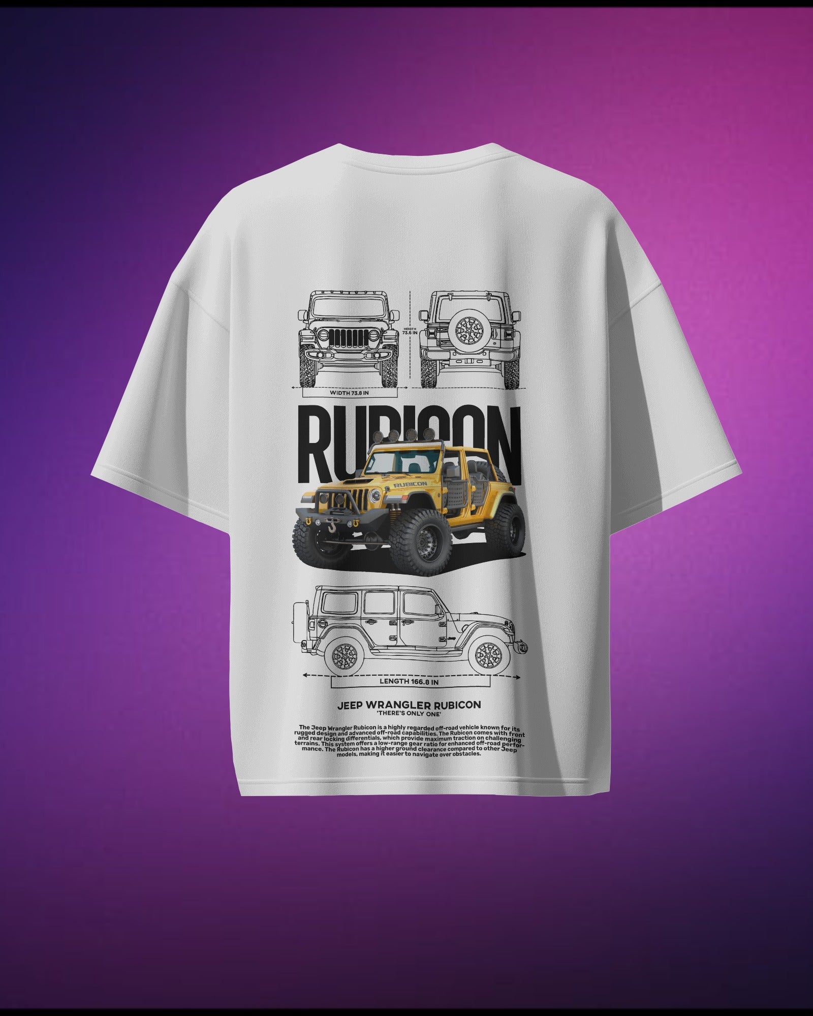 Rubicon Yellow Off-Road T-Shirt 