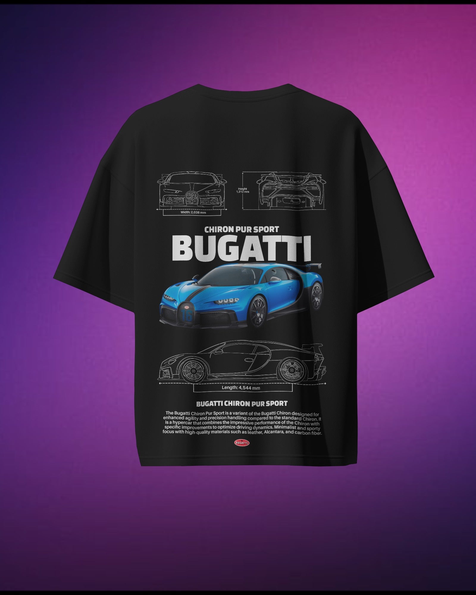 Bugatti Chiron Pur Sport T-Shirt 