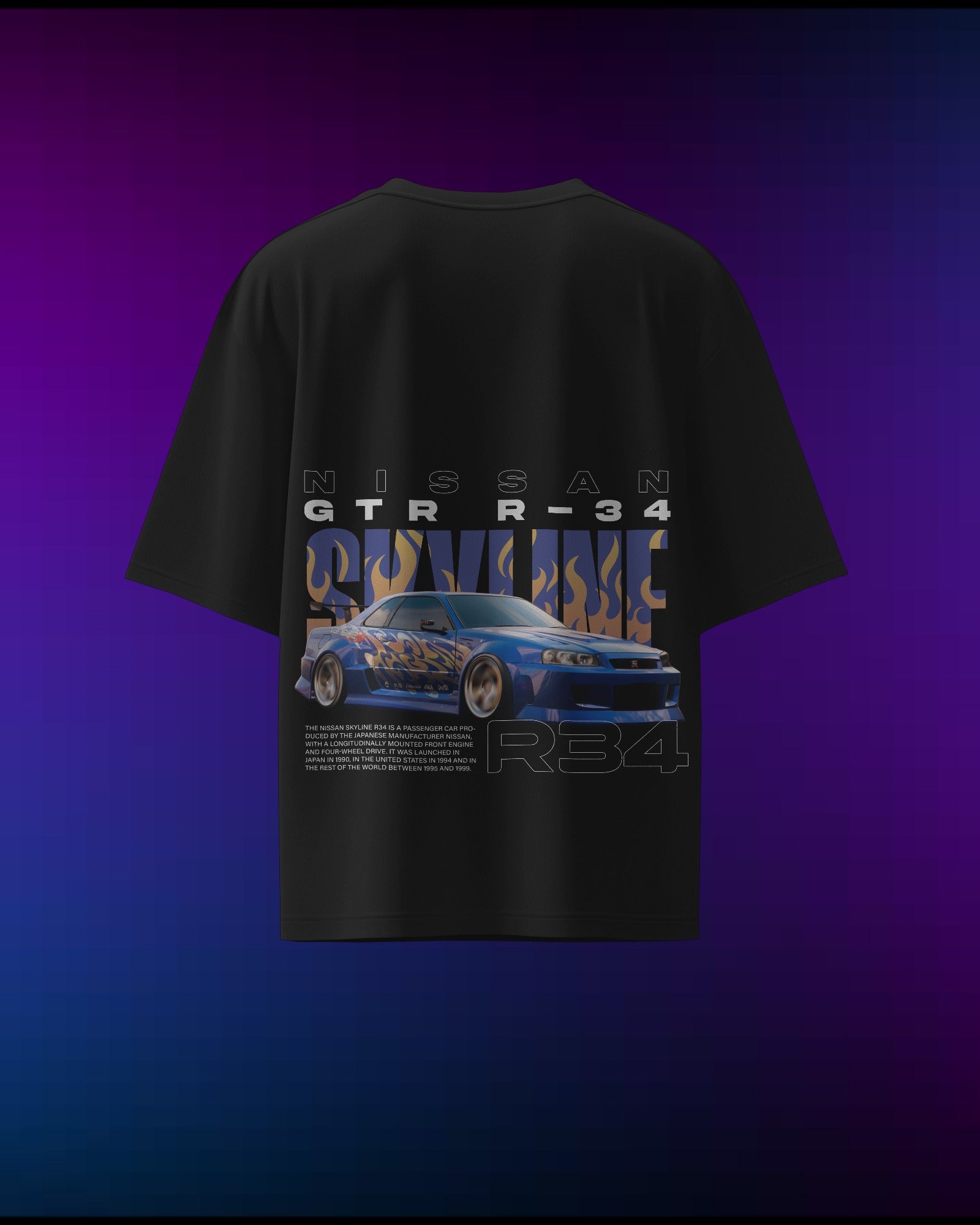 Nissan GTR R34 V3 T-Shirt