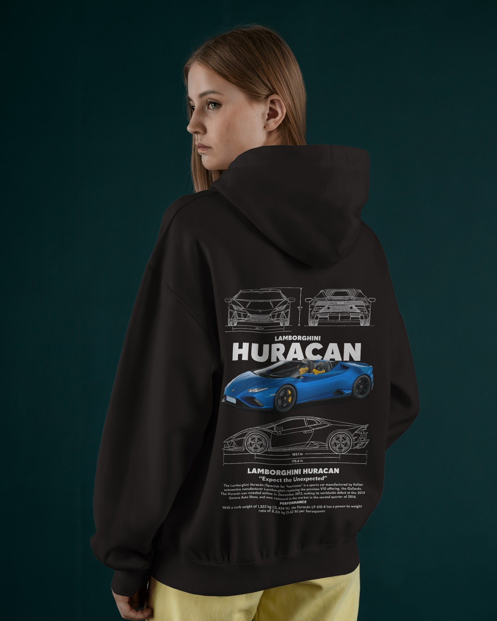 Lamborghini Huracan Premium Cotton Hoodie