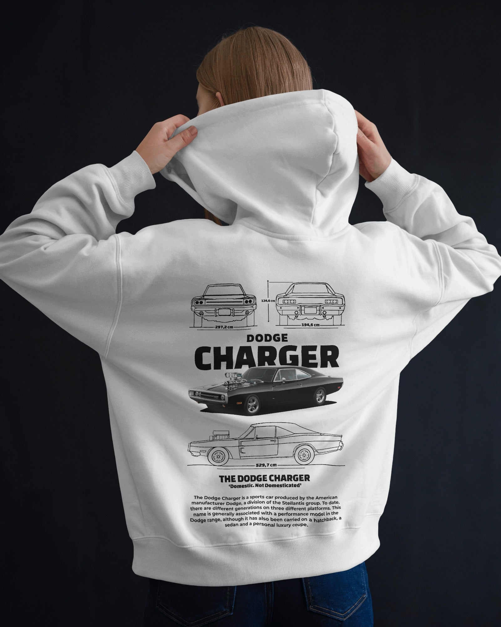 Dodge Charger 1970 Premium Cotton Hoodie