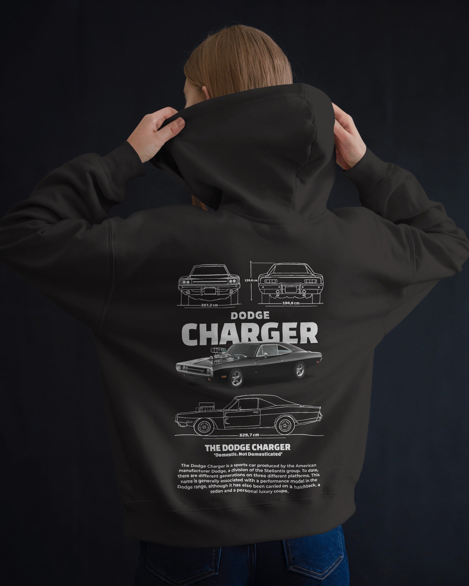 Dodge Charger 1970 Premium Cotton Hoodie