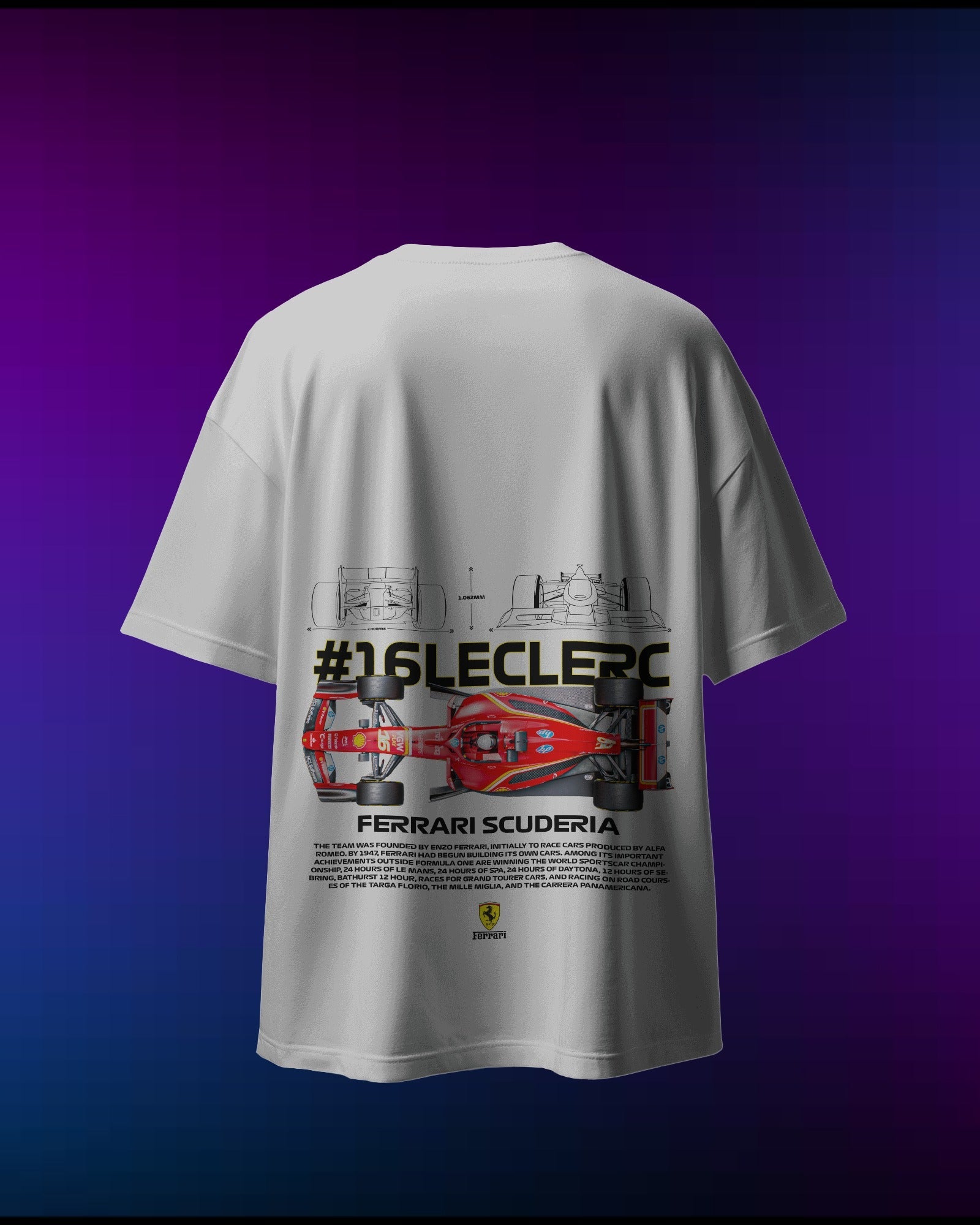 16 Charles Leclerc F1 T-Shirt