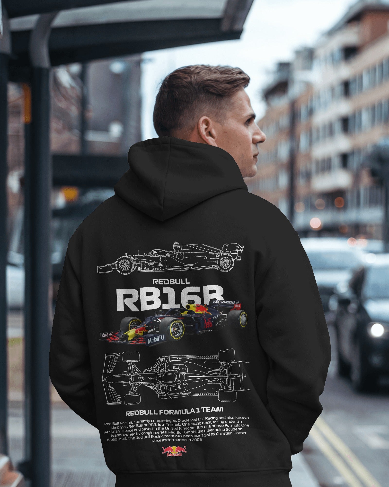 Red Bull 16B Premium F1 Cotton Hoodie